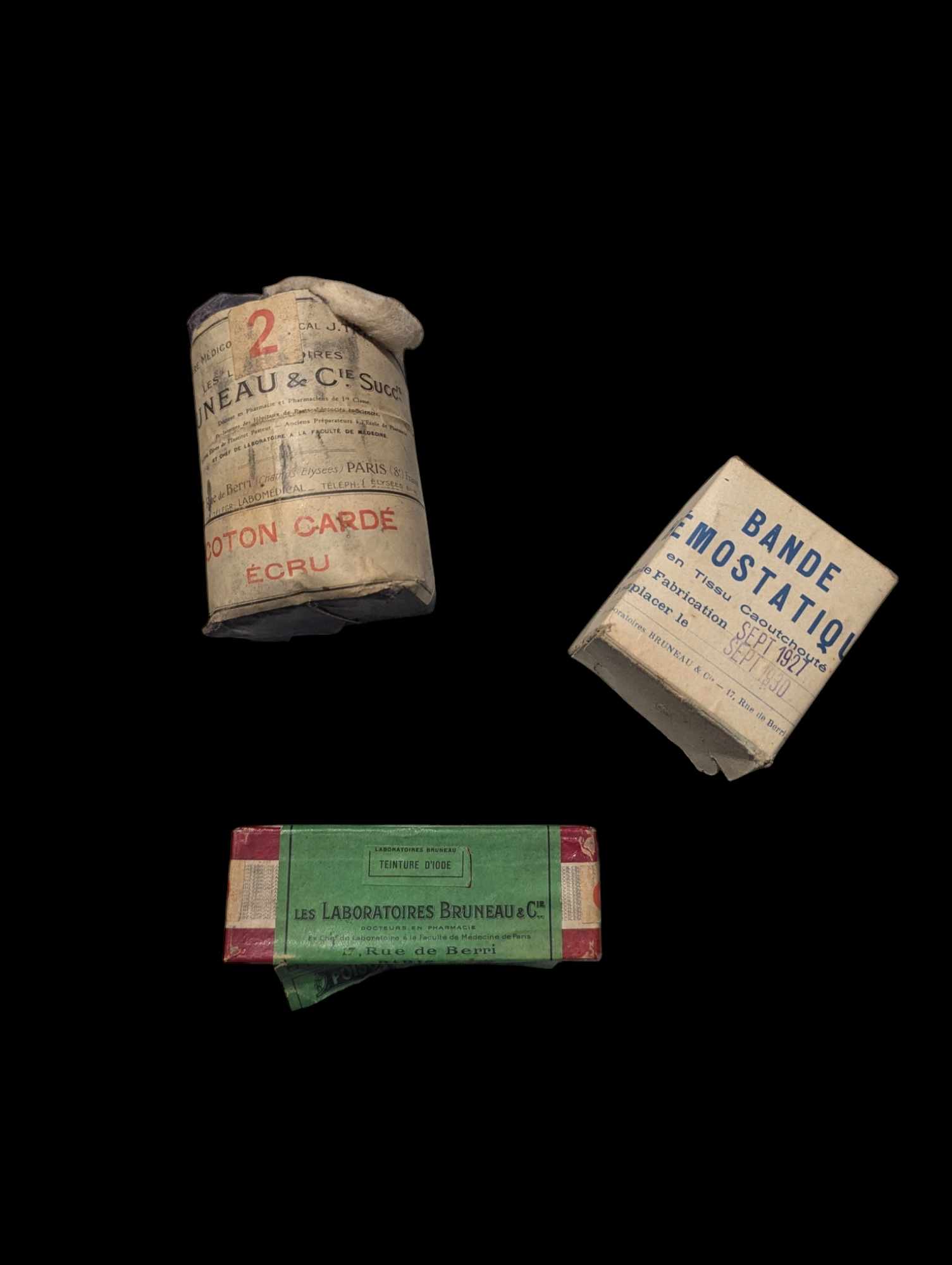 militaria : Lot matériel médical France 40 / French ww2 medical items