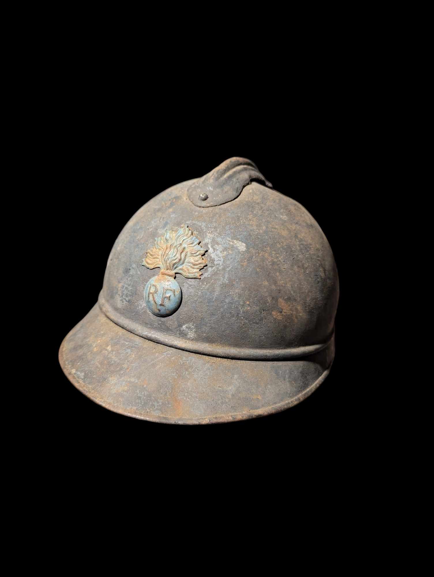 militaria : Casque Adrian m15 infanterie / ww1 French Adrian m15 infantry helmet