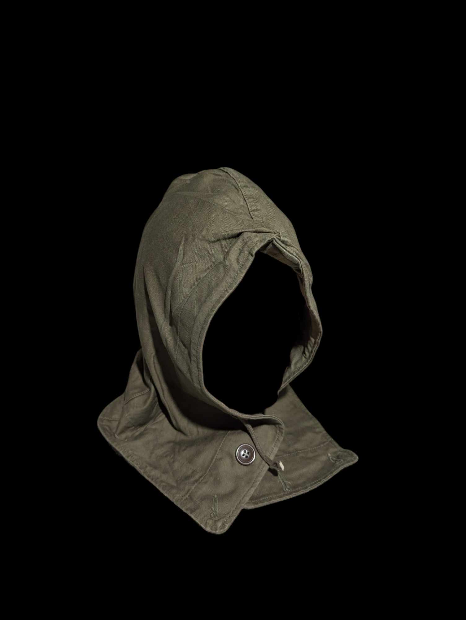 militaria : Capuche US m43 taille L / ww2 US m43 hood size Large