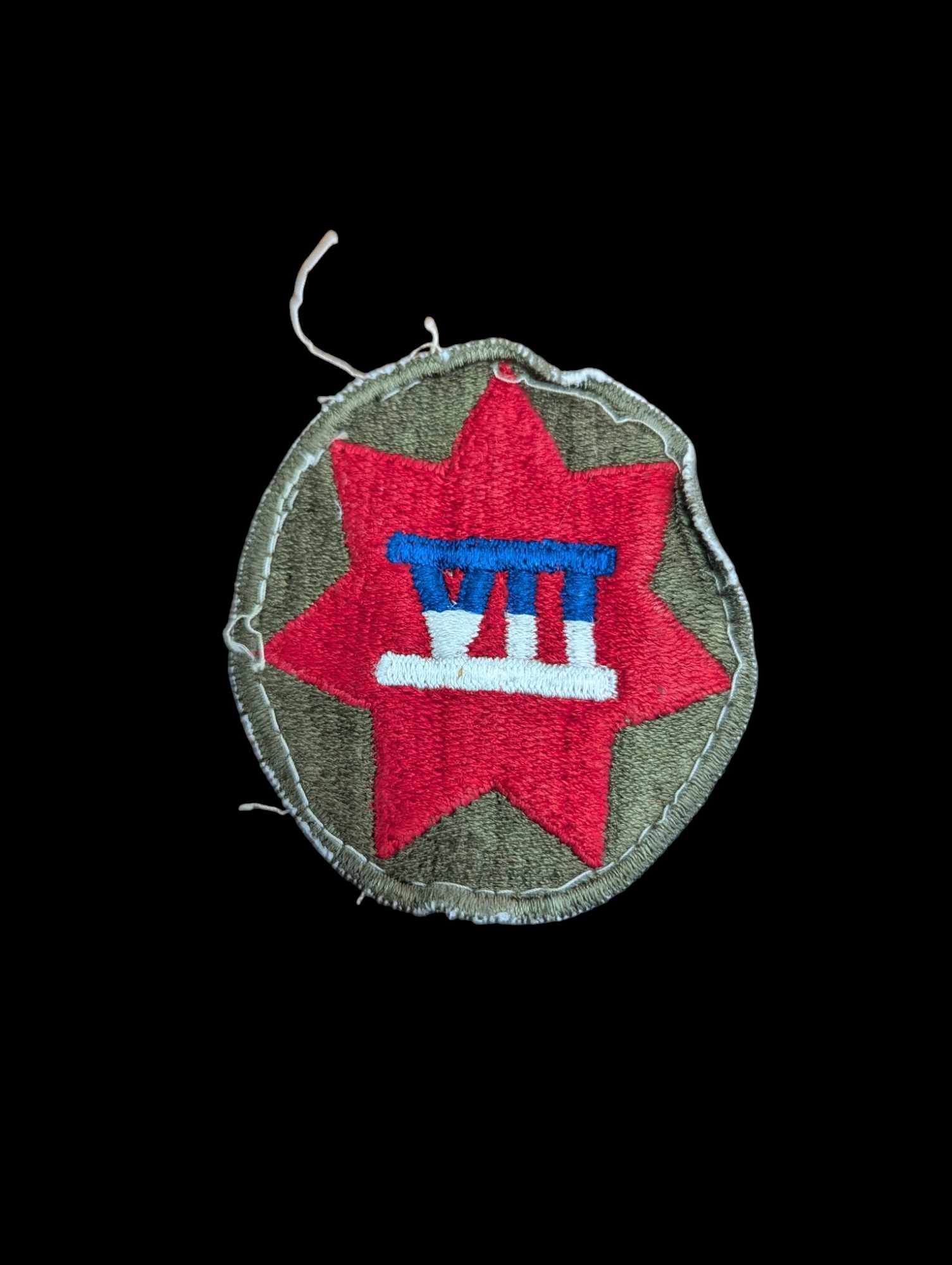 militaria : Patch 7e armée US ww2 / Patch 7th army US ww2