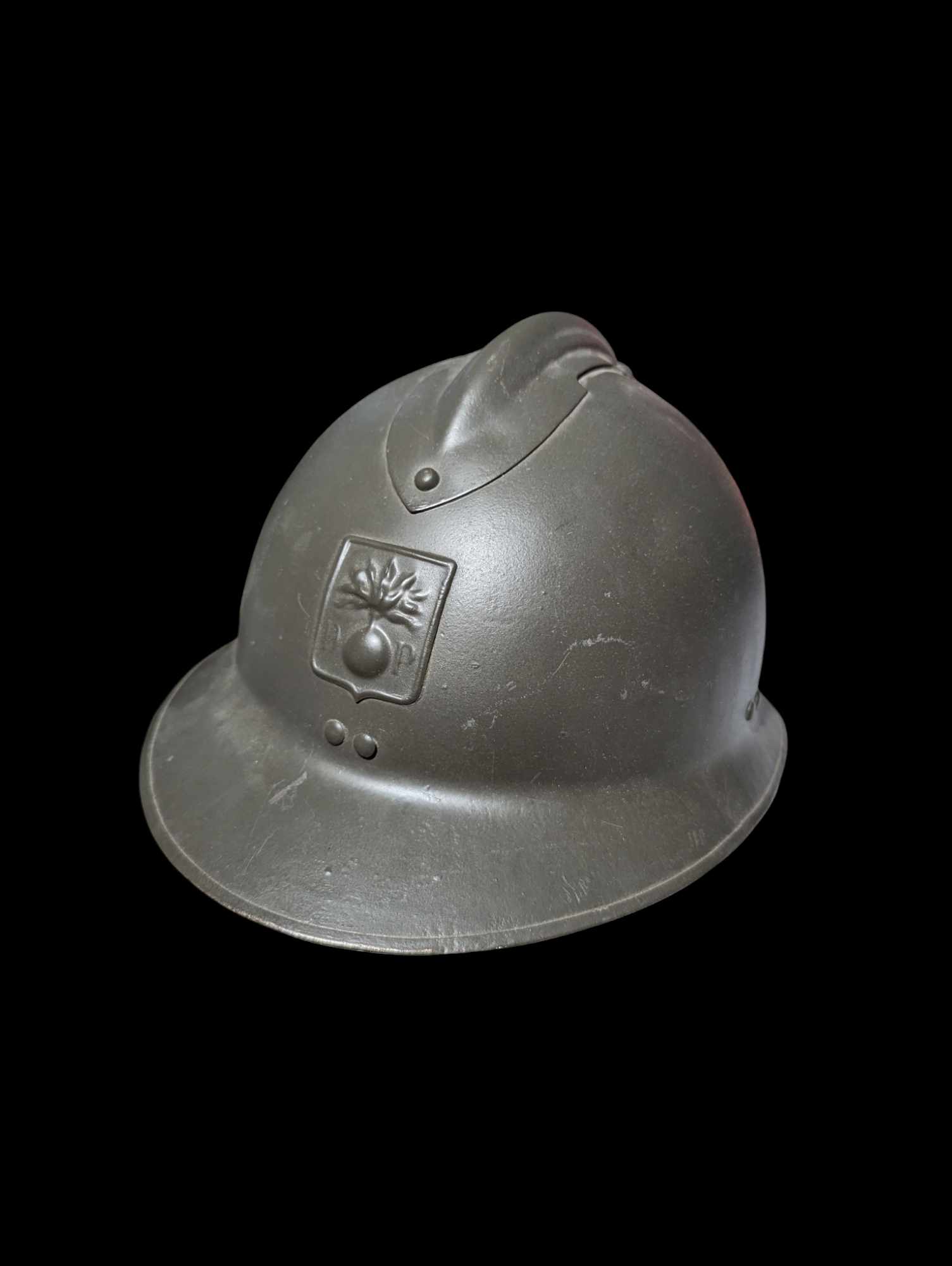 militaria : Coque casque Adrian m26 DP / French ww2 helmet shell