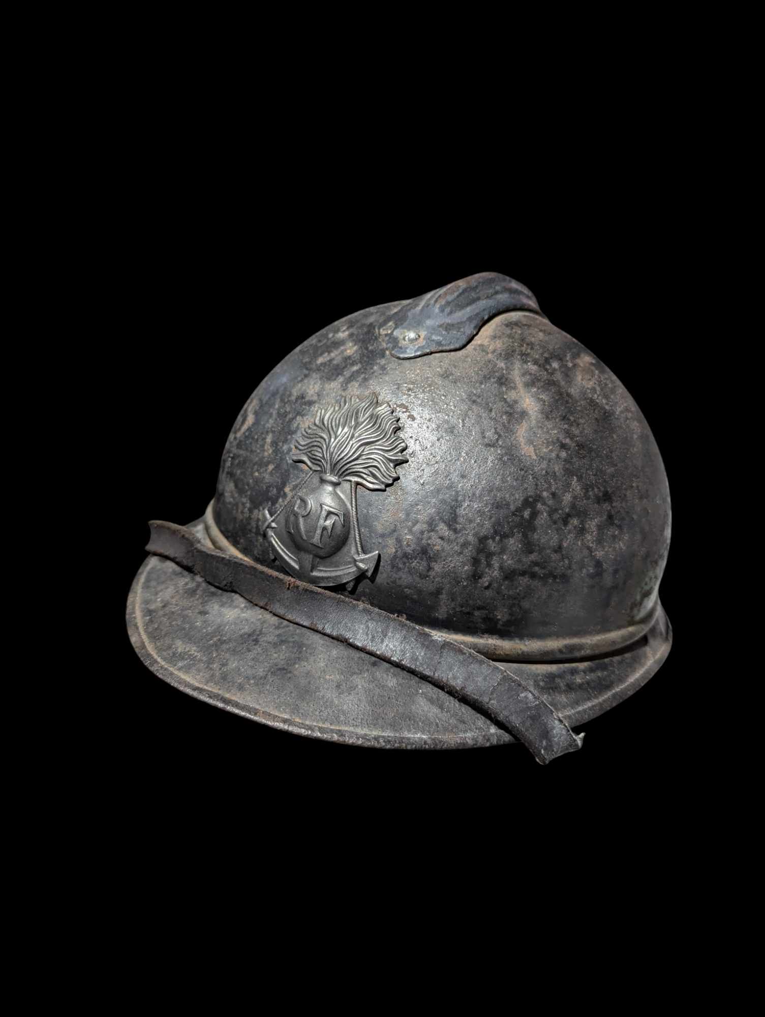 militaria : Coque casque Adrian m15 TDM / French ww1 helmet shell