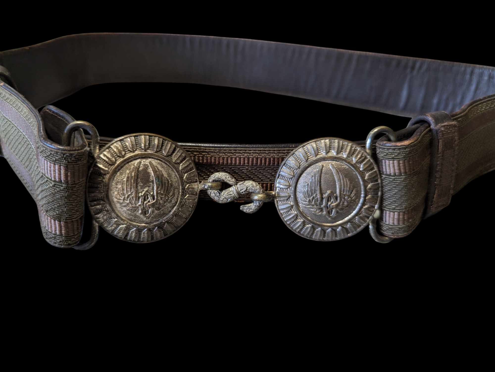 militaria : Ceinturon grande tenue 1931 Train / French ww2 belt