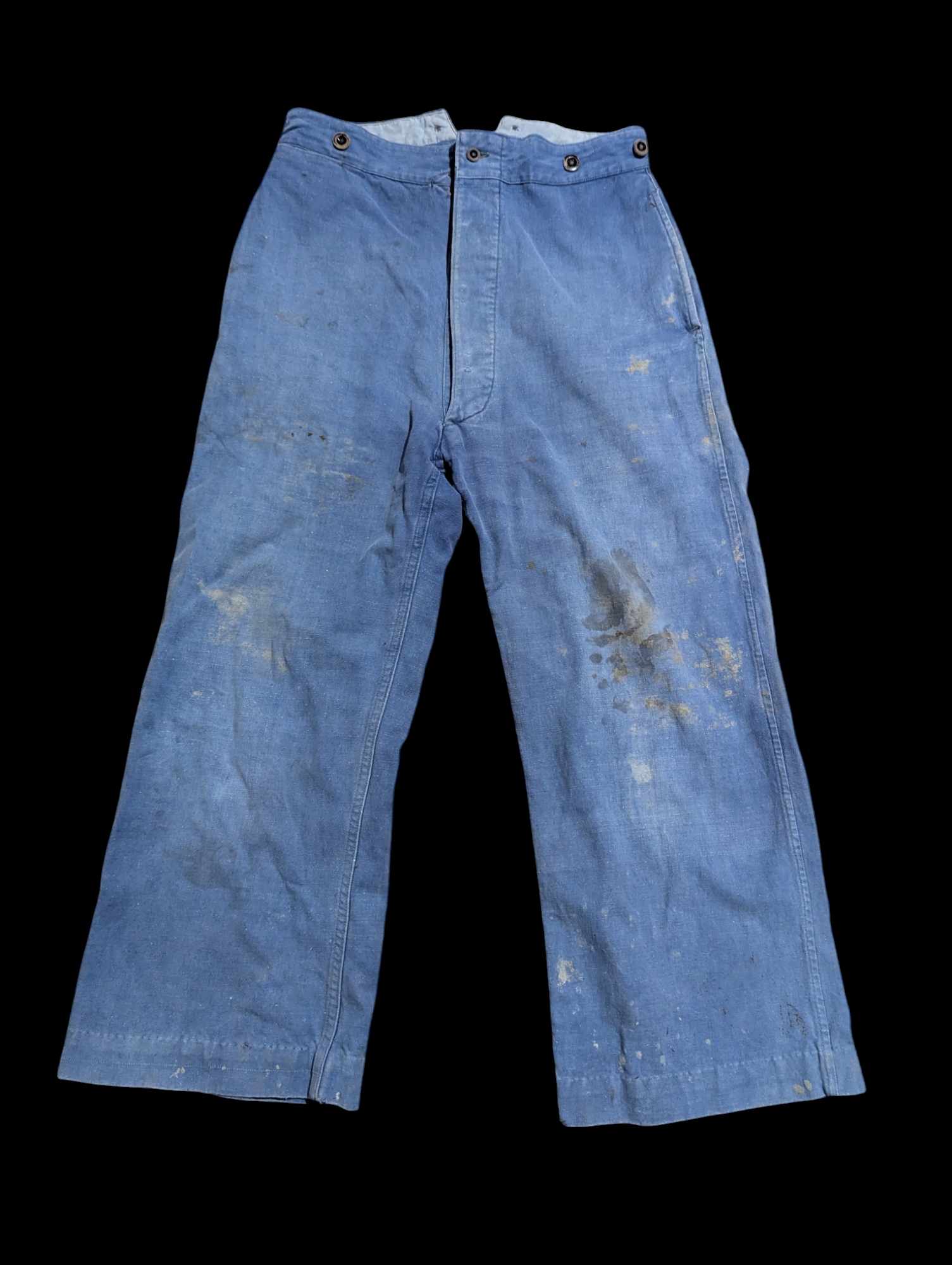 militaria : Pantalon bourgeron corvée m23 / French ww2 chore pants