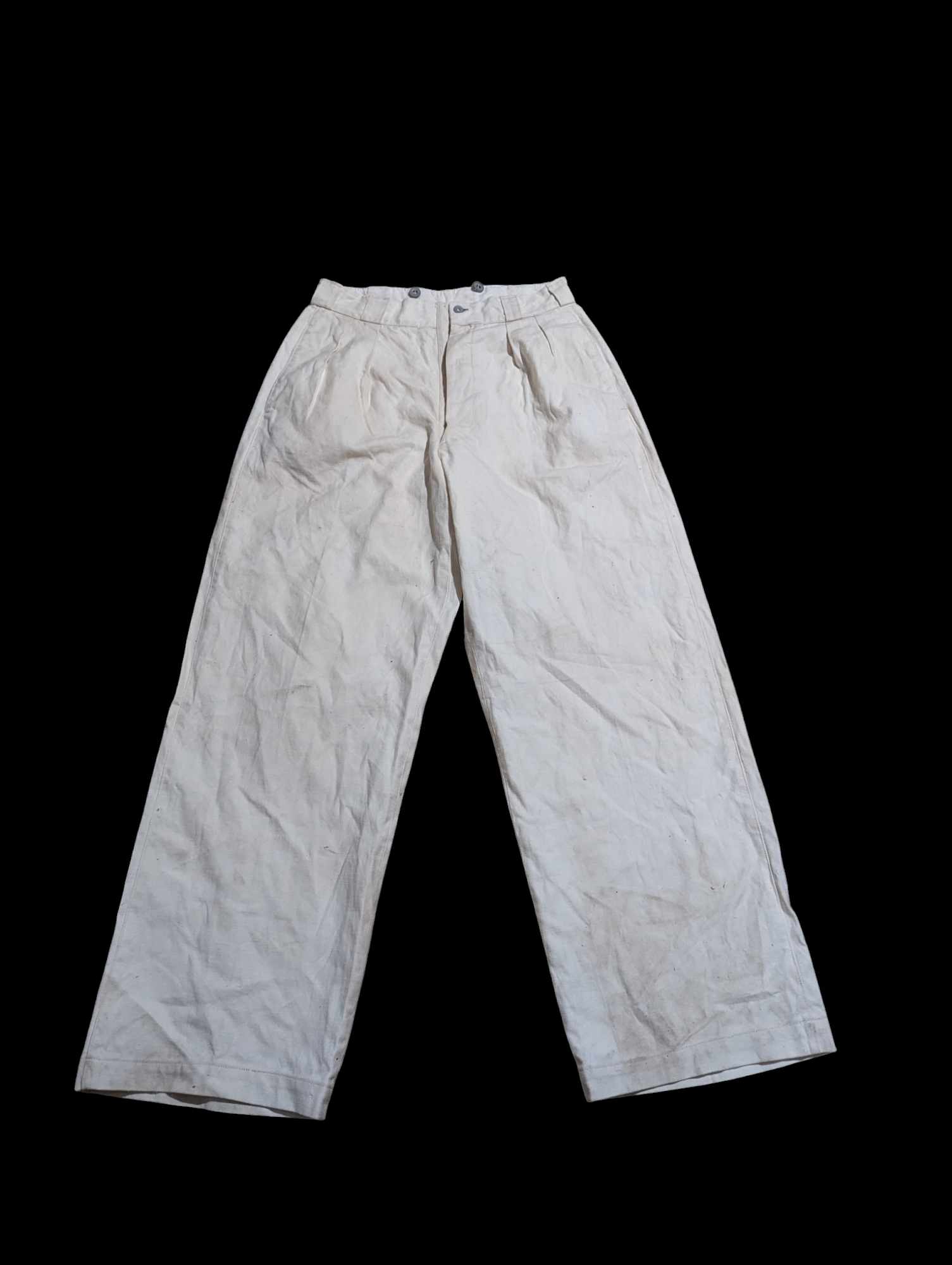 militaria : Pantalon bourgeron corvée ww1 / French ww1 chore pants