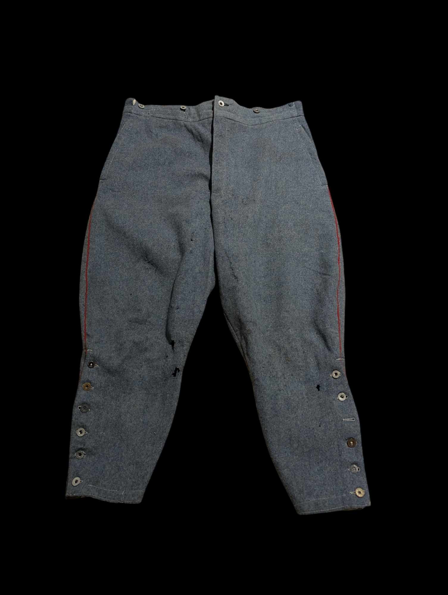 militaria : Culotte pantalon Artillerie 1915 bleu horizon / French ww1 artillery trousers