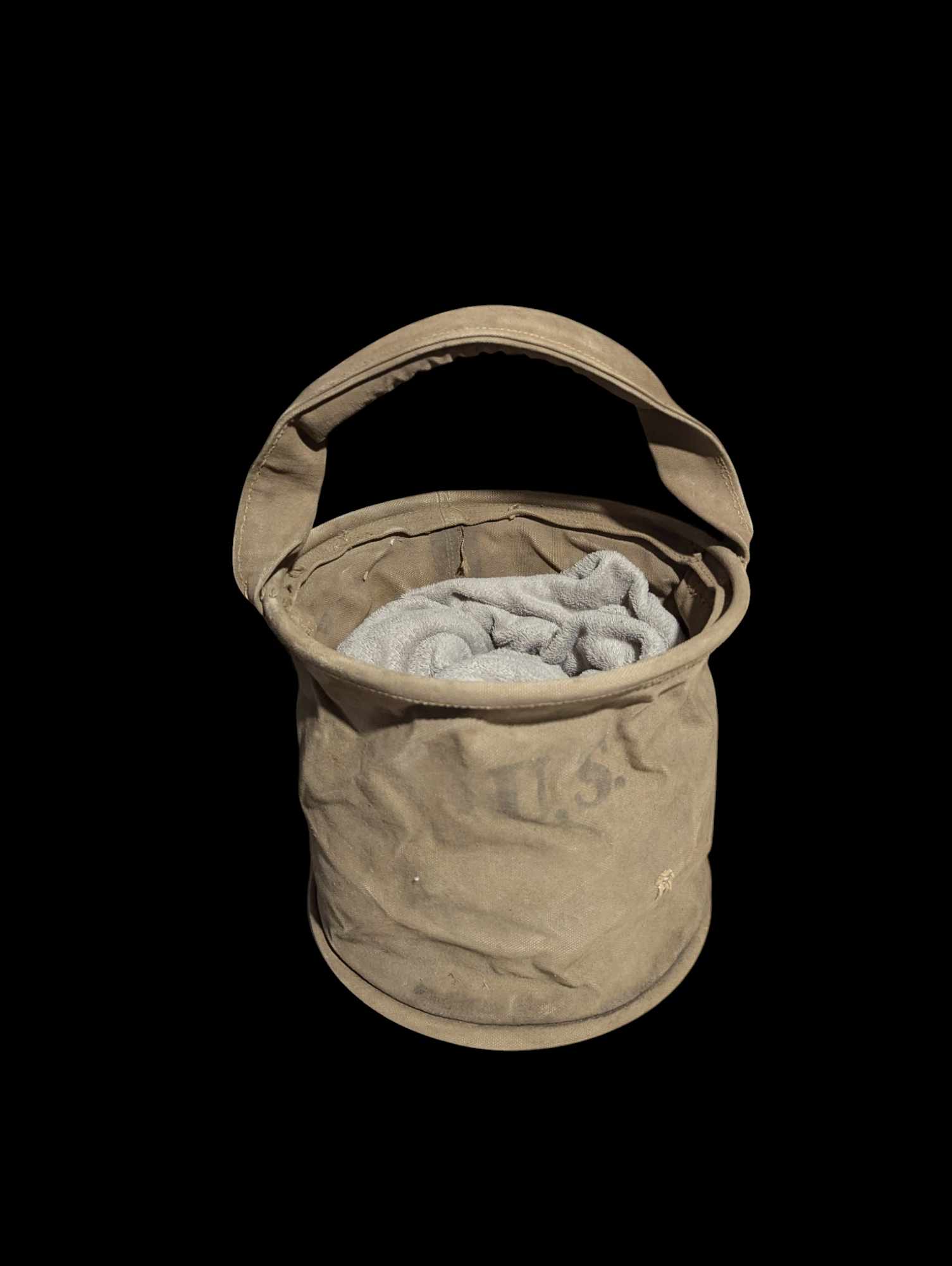 militaria : Vache seau à eau US ww2 / US 1943 water bucket