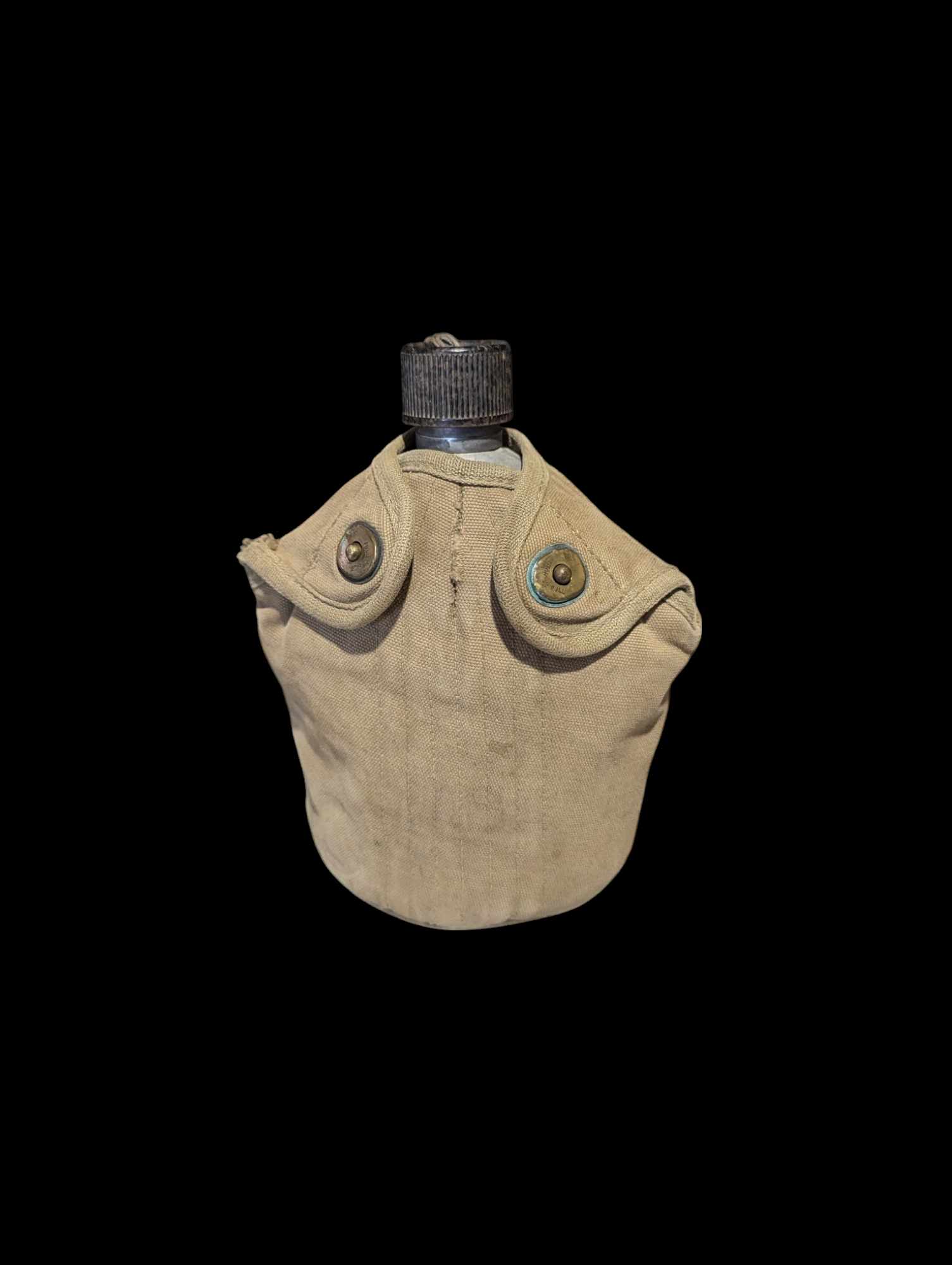 militaria : Gourde US complète od3 / US ww2 complete canteen