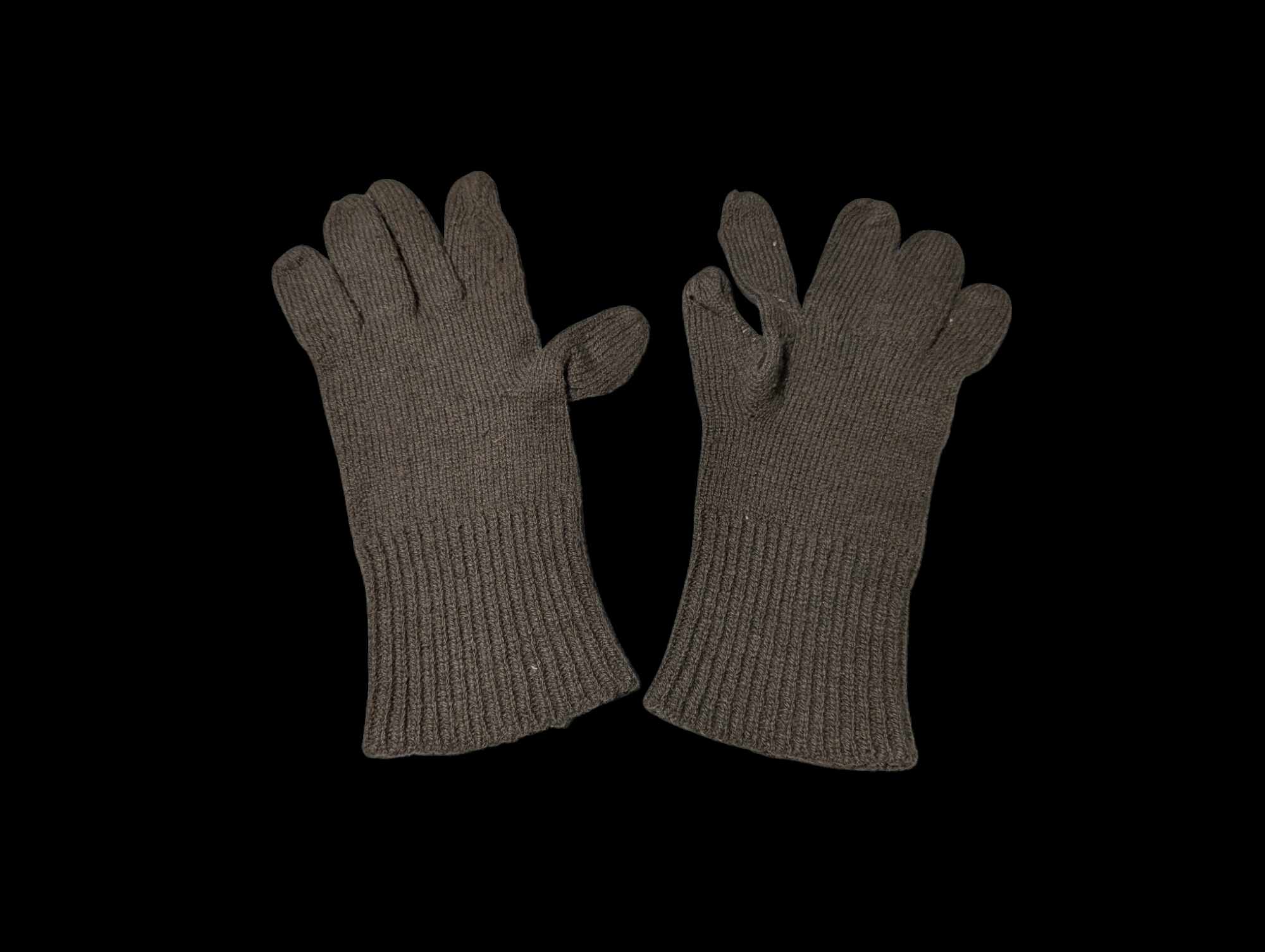 militaria : Paire de gants en laine type US ww2 / US WW2 type wool gloves