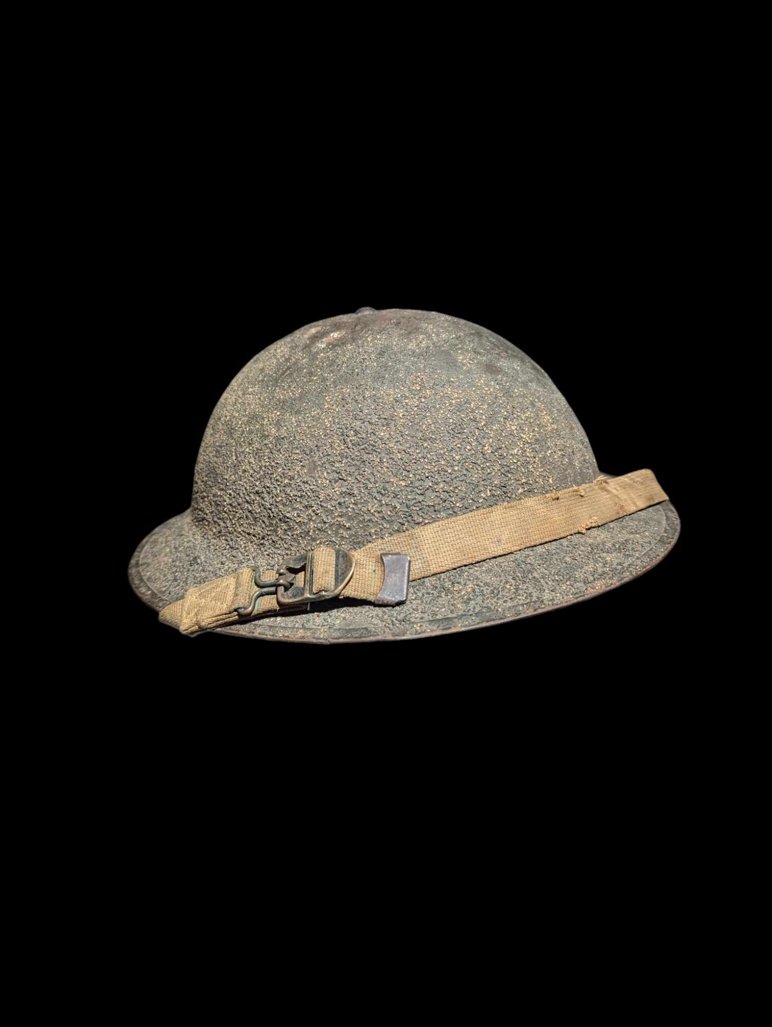 militaria : Casque US 1917 A1 ww2 / US Kelly helmet 1917 A1 ww2