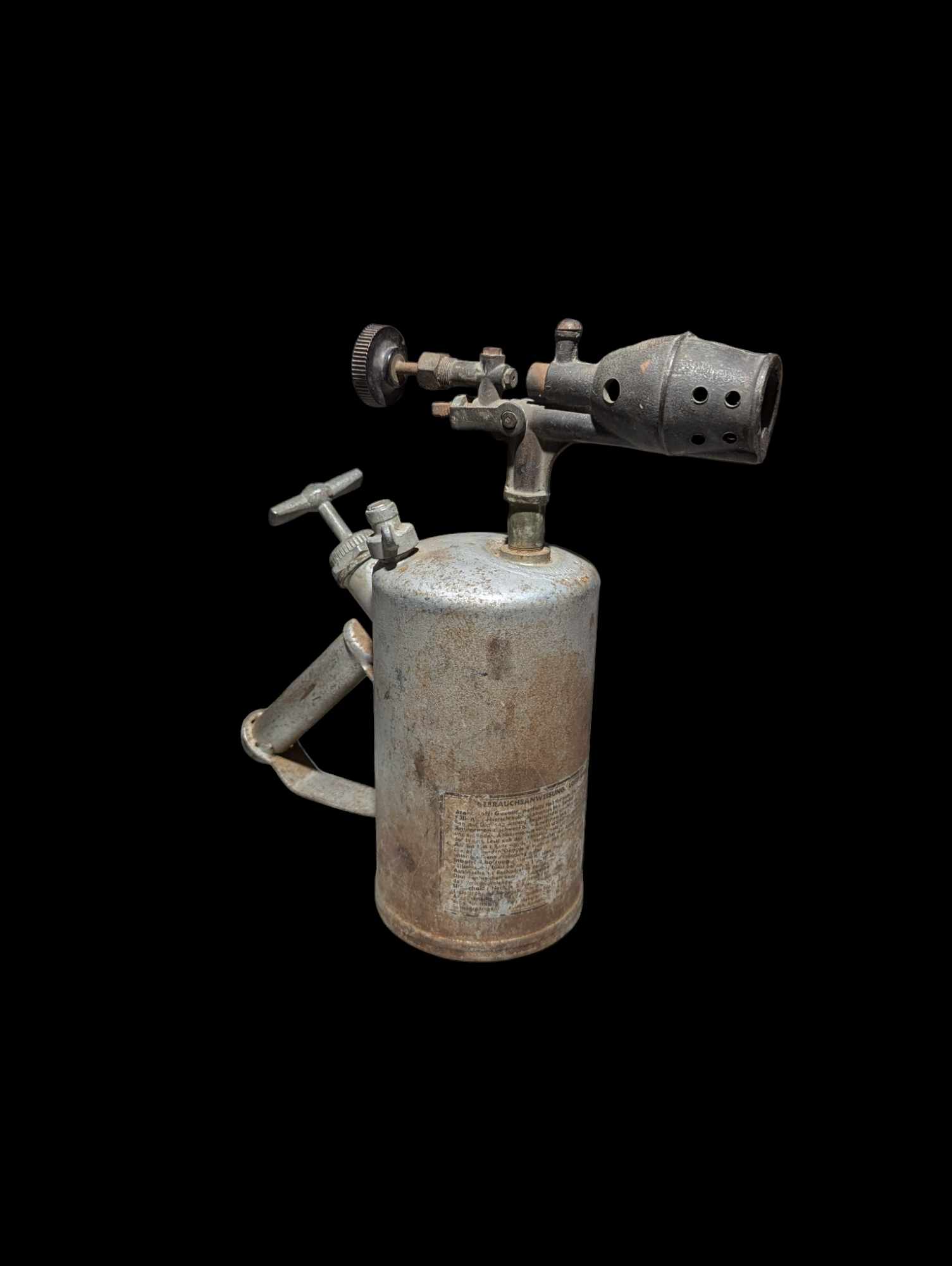 militaria : Chalumeau préchauffage moteur allemand ww2 / German torch