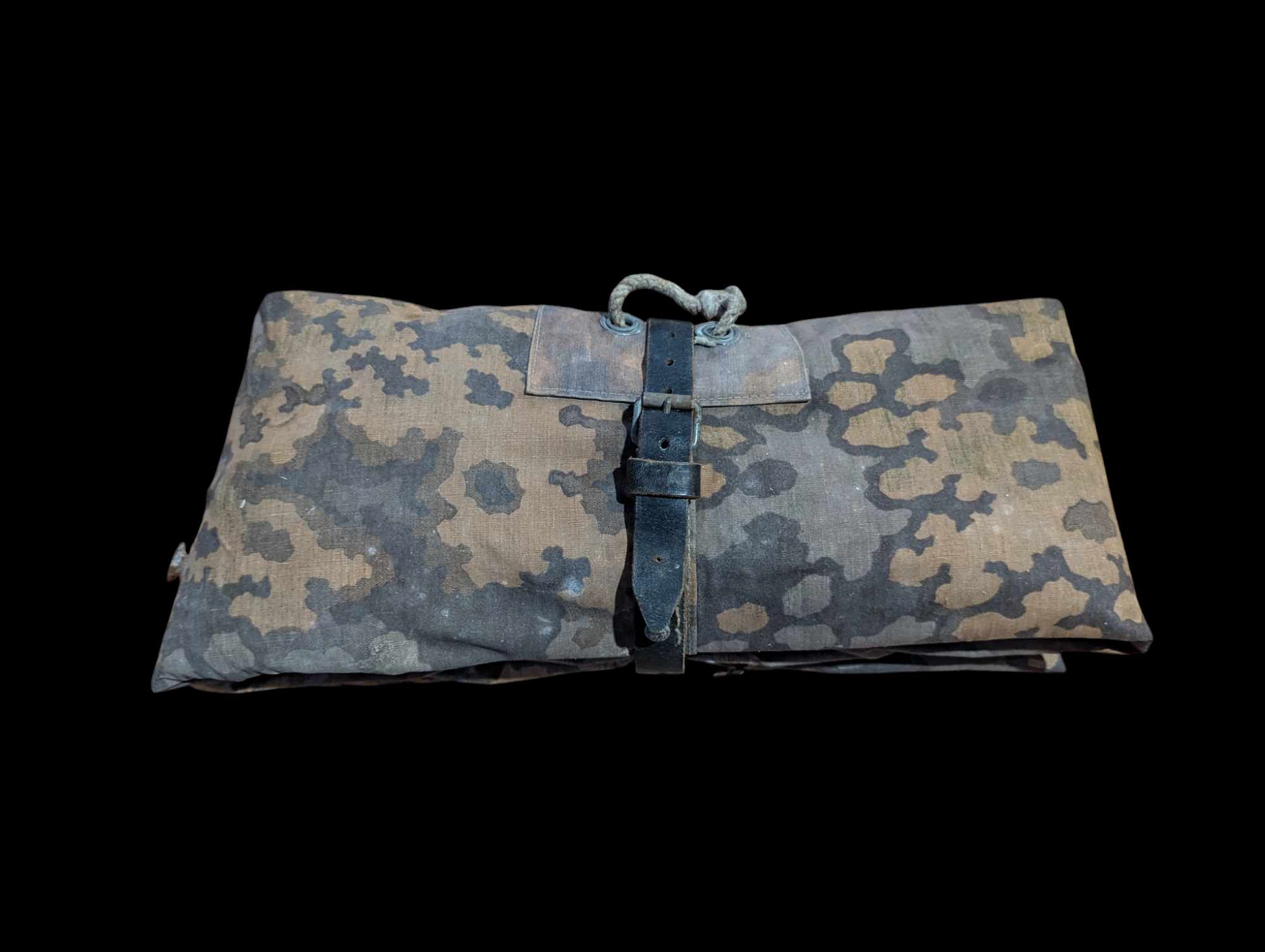 militaria : Zeltbahn SS camouflage platane / German Tent Canvas WW2