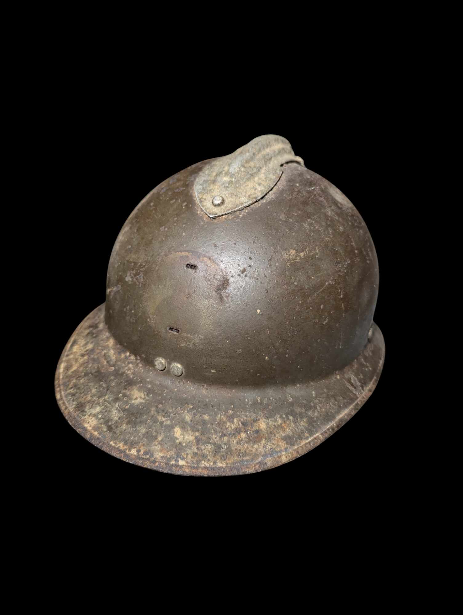 militaria : Coque casque Adrian m26 / French ww2 helmet shell