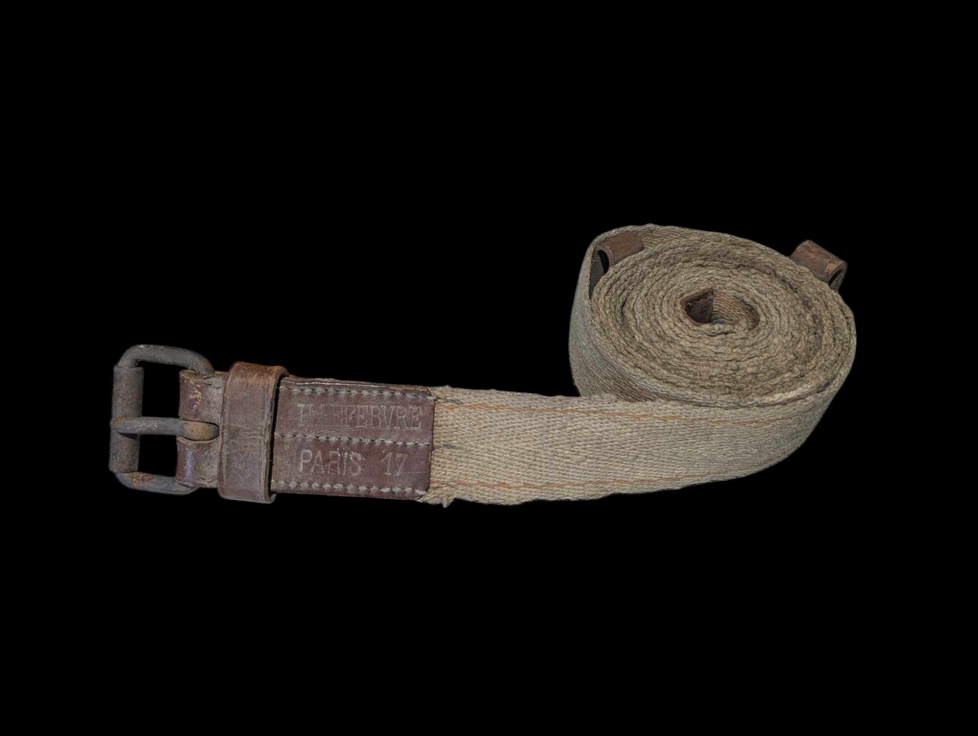 militaria : Sangle cavalerie Française 1917 / French ww1 cavalry strap