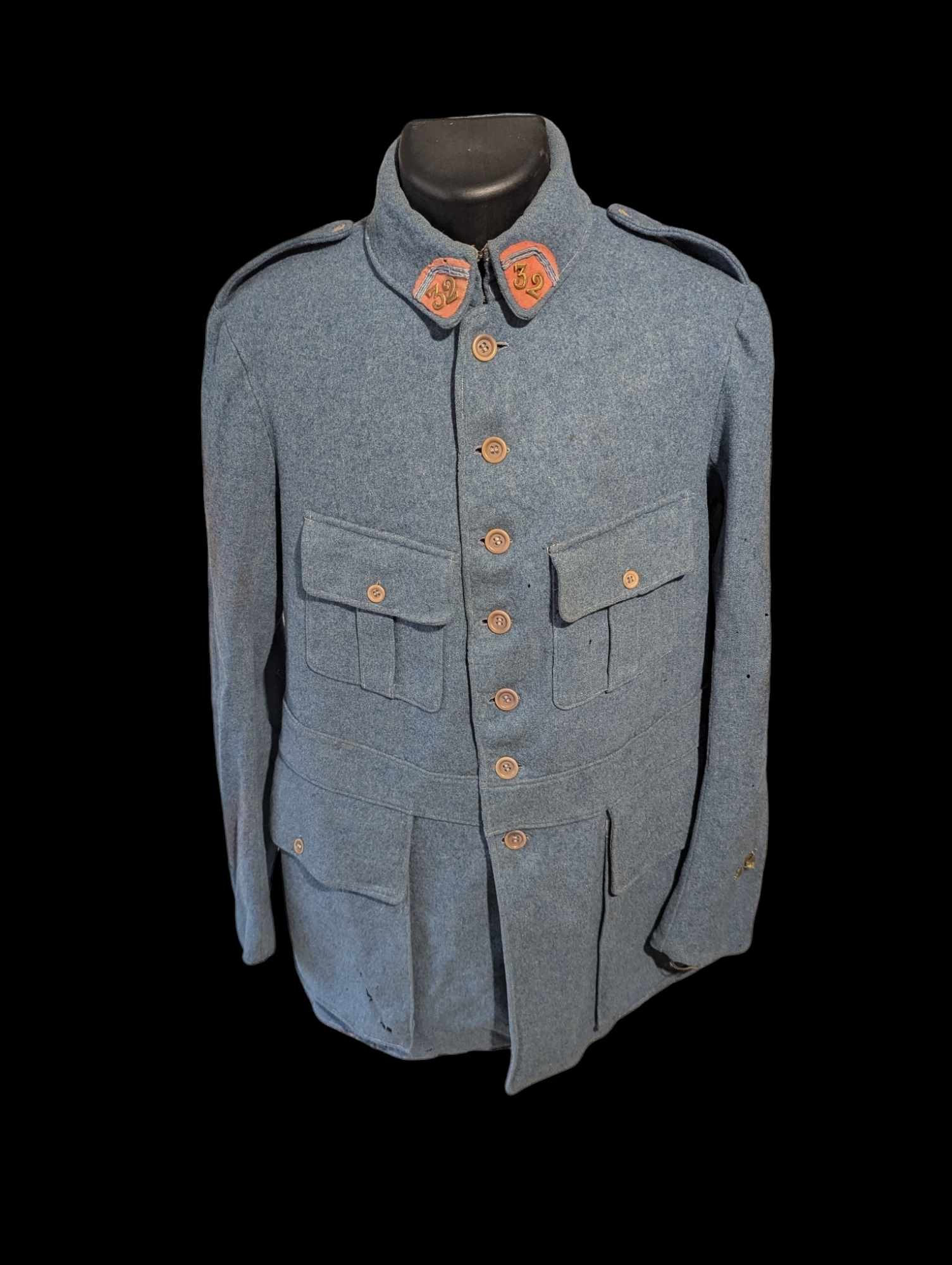 militaria : Vareuse m1913 Sergent Artillerie / French ww1 Sergeant Artillery Jacket