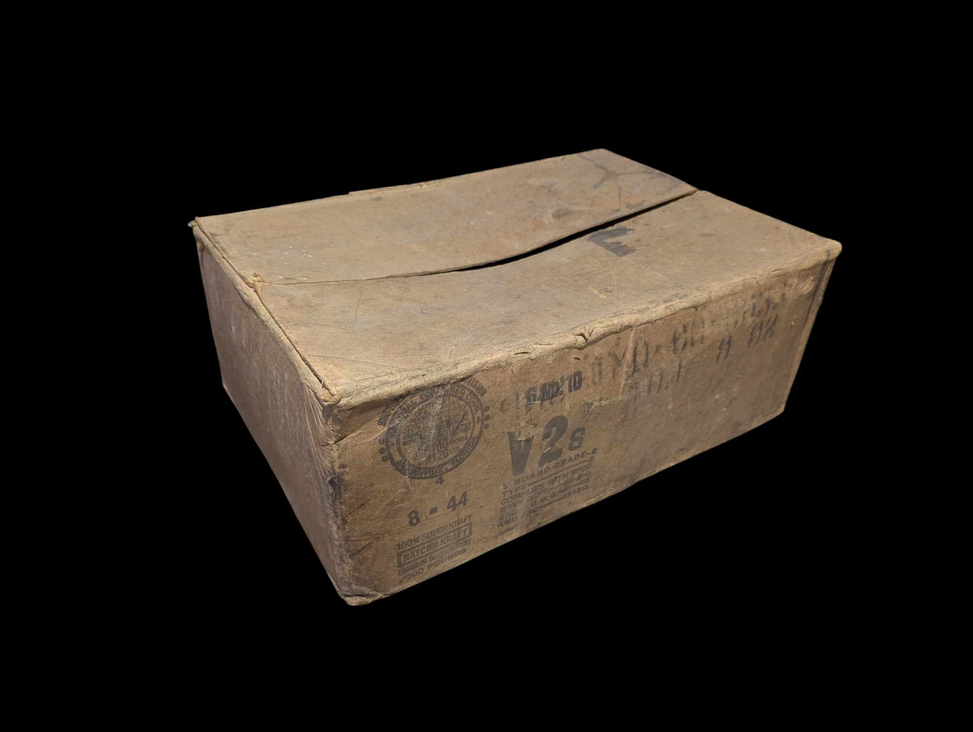 militaria : Carton de ration US ww2 V2 / US WW2 ration box 1944