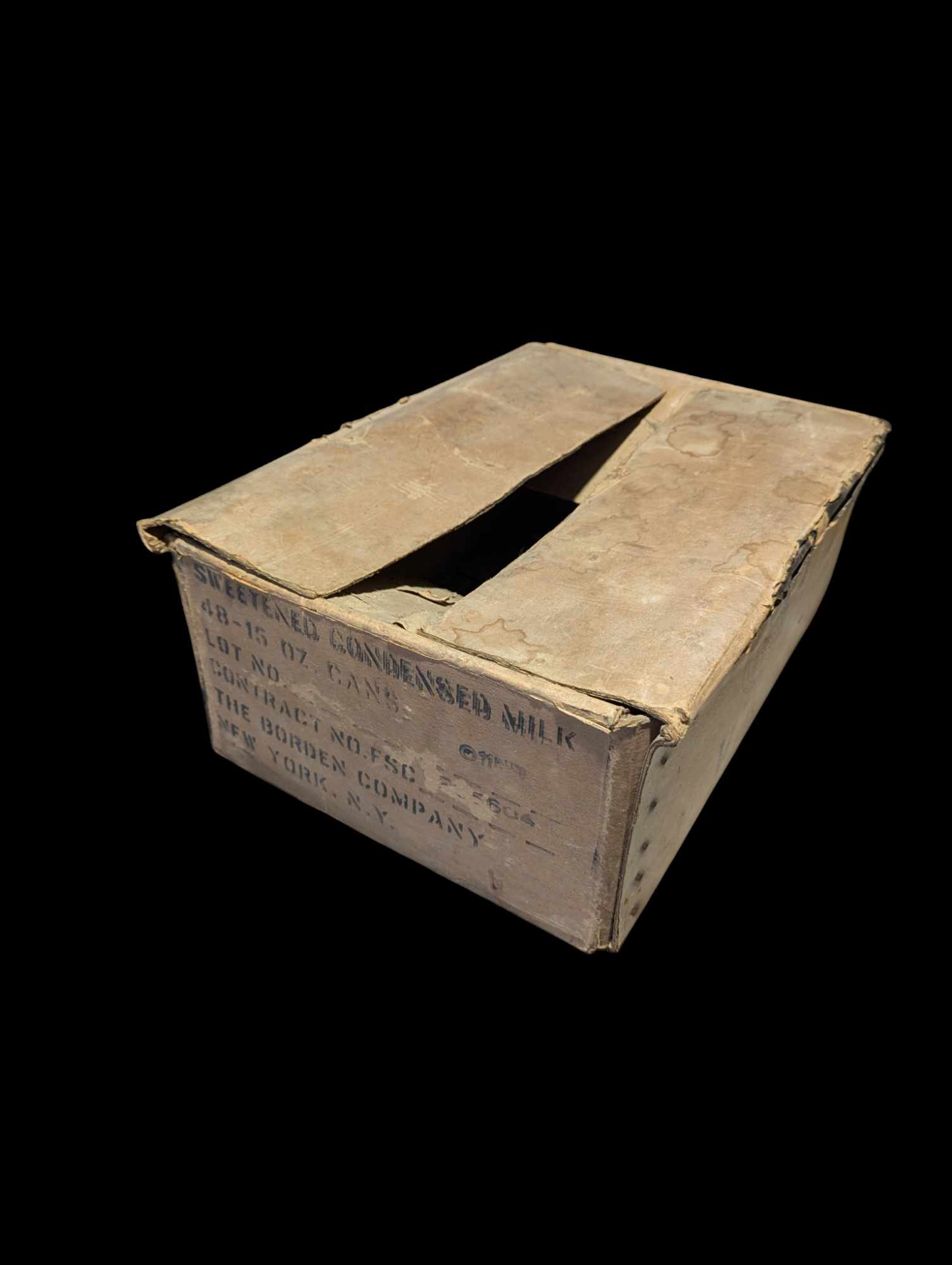 militaria : Carton de ration US ww2 V2 / US WW2 ration box 1944