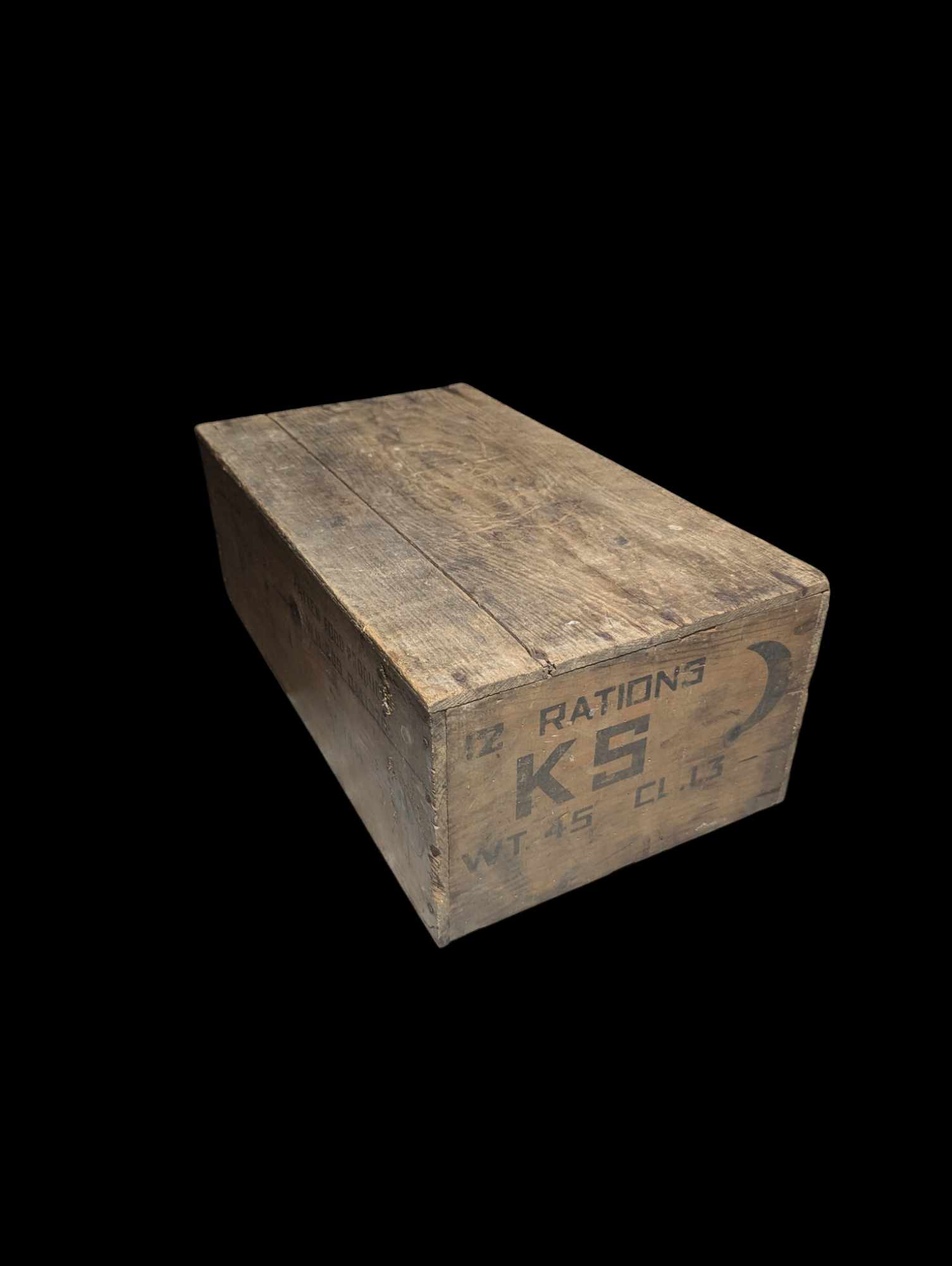 militaria : Caisse de ration KS / US WW2 ration crate 1944