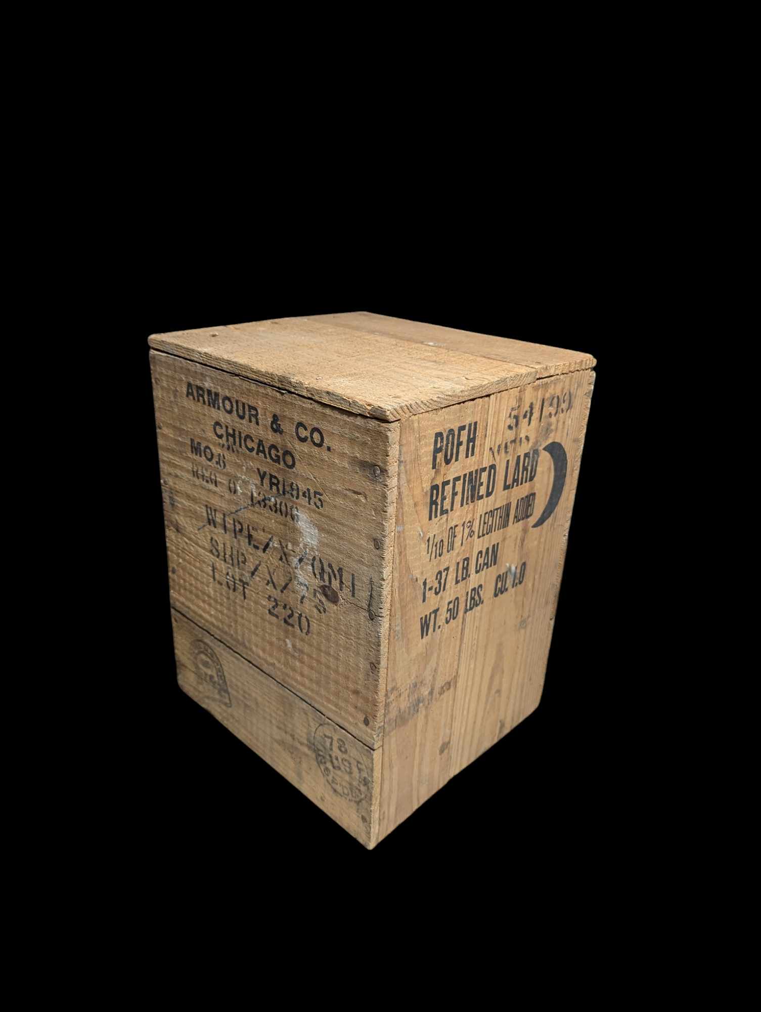 militaria : Caisse de ration US ww2 / US  ration crate 1945