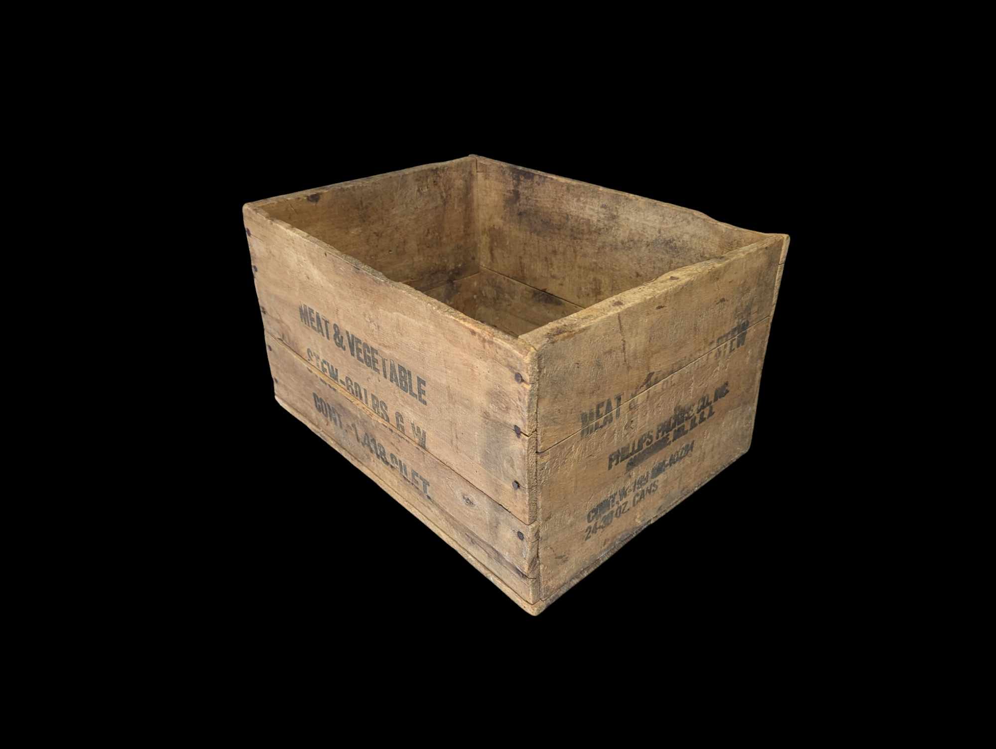 militaria : Caisse de ration US ww2 / US  ration crate