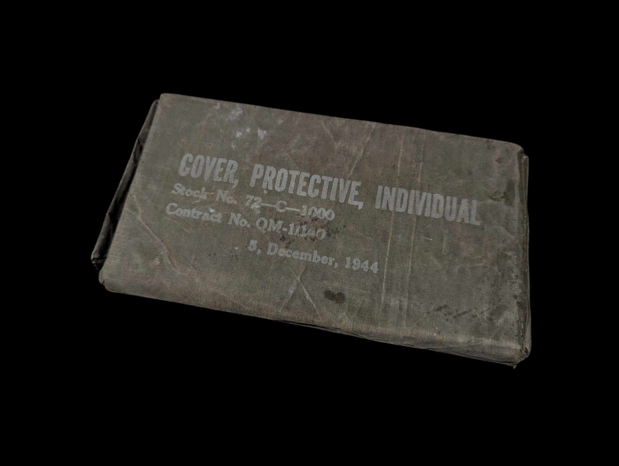 militaria : Cape anti gaz US ww2 / US protective Cover 1944