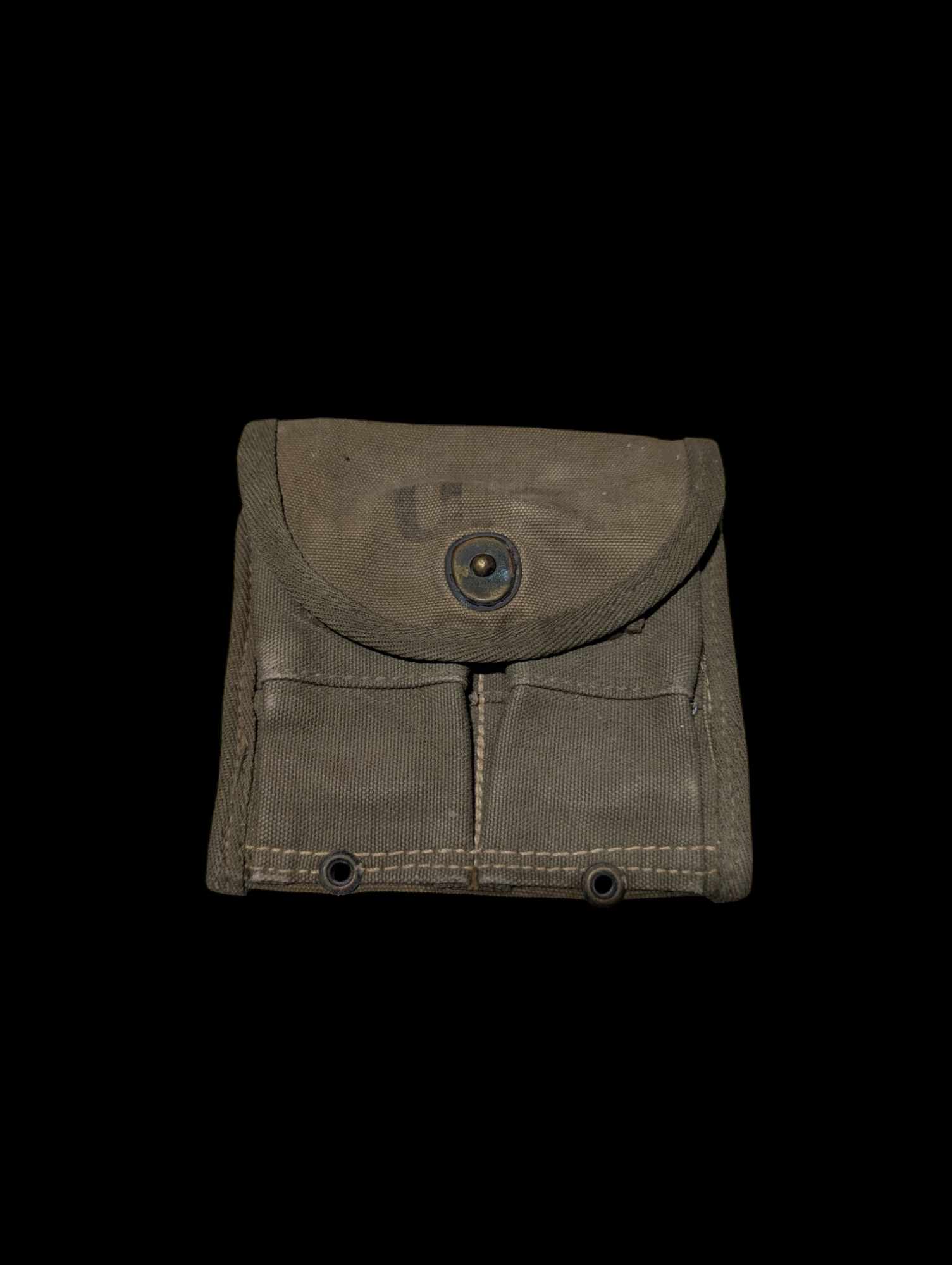 militaria : Porte chargeur USM1 2e type bicolore / ww2 1945 US M1 pouch