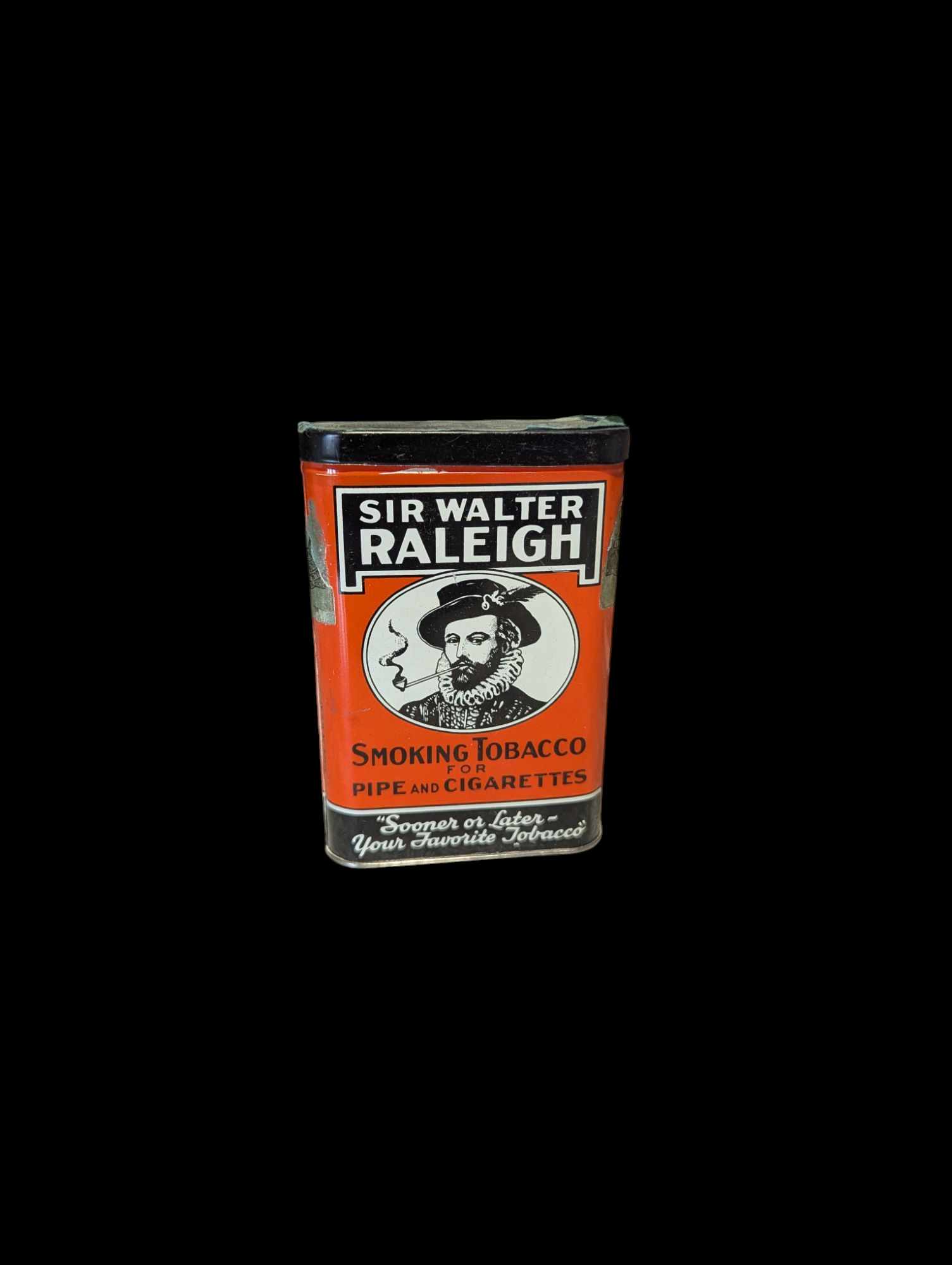 militaria : Boîte de tabac Sir Walter Raleigh / US ww2 tobacco