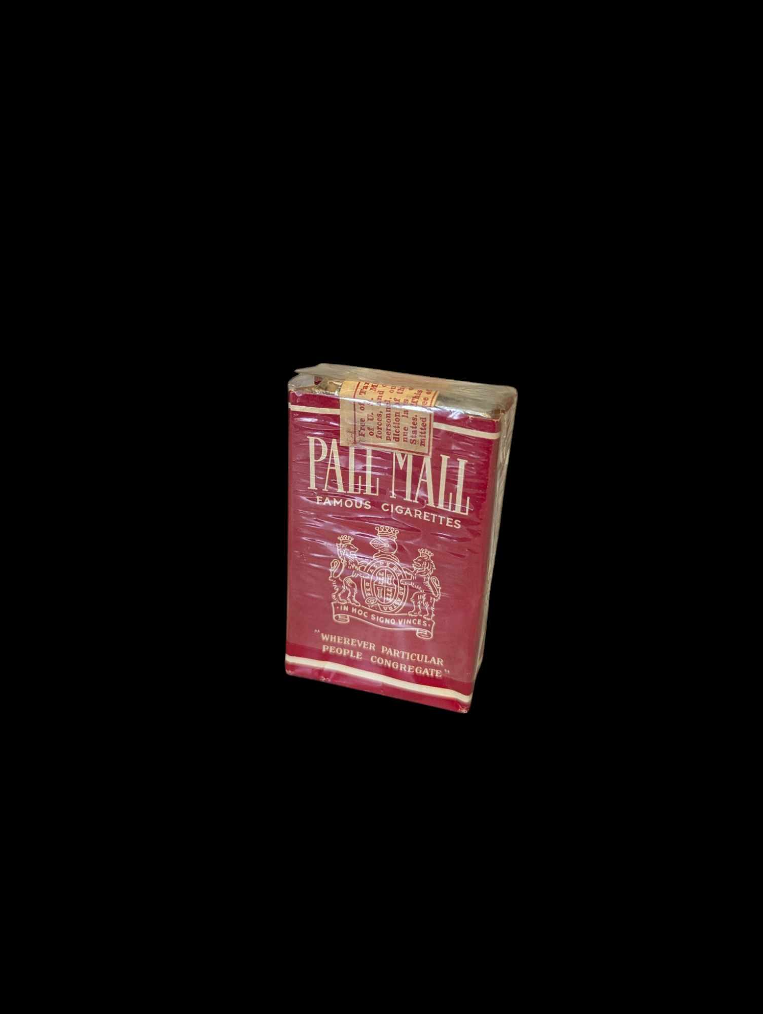 militaria : Paquet de cigarettes US ww2 / Pall Mall cigarettes