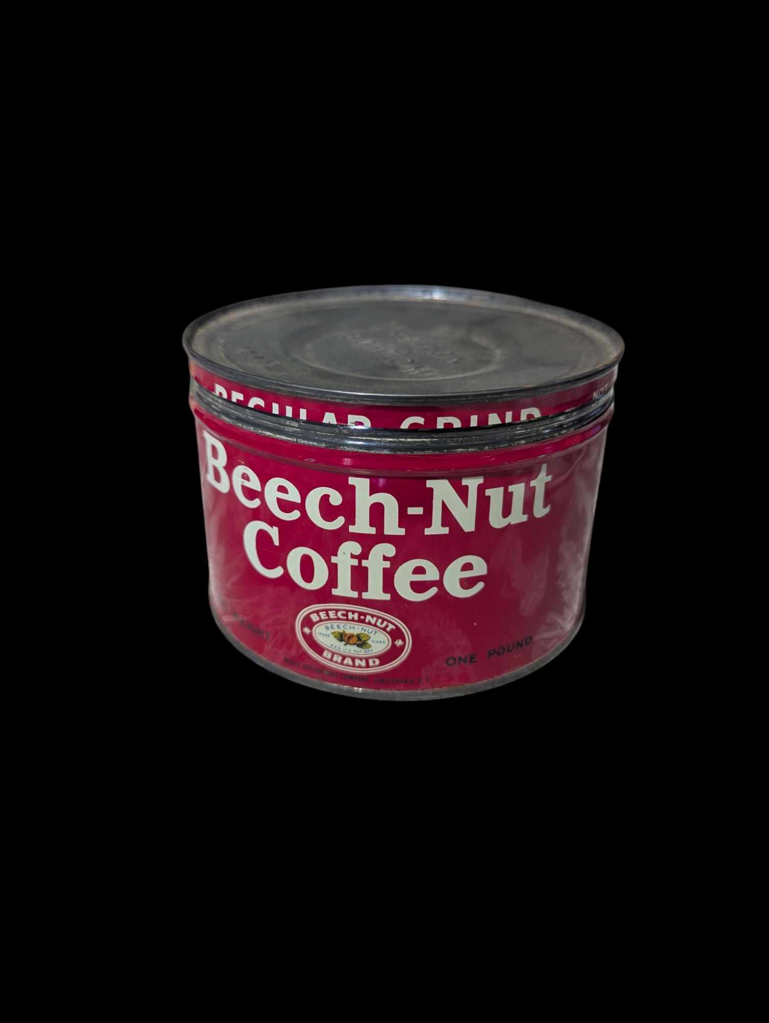 militaria : Boîte de Café US ww2 / US WW2 Coffee Tin Beech Nut