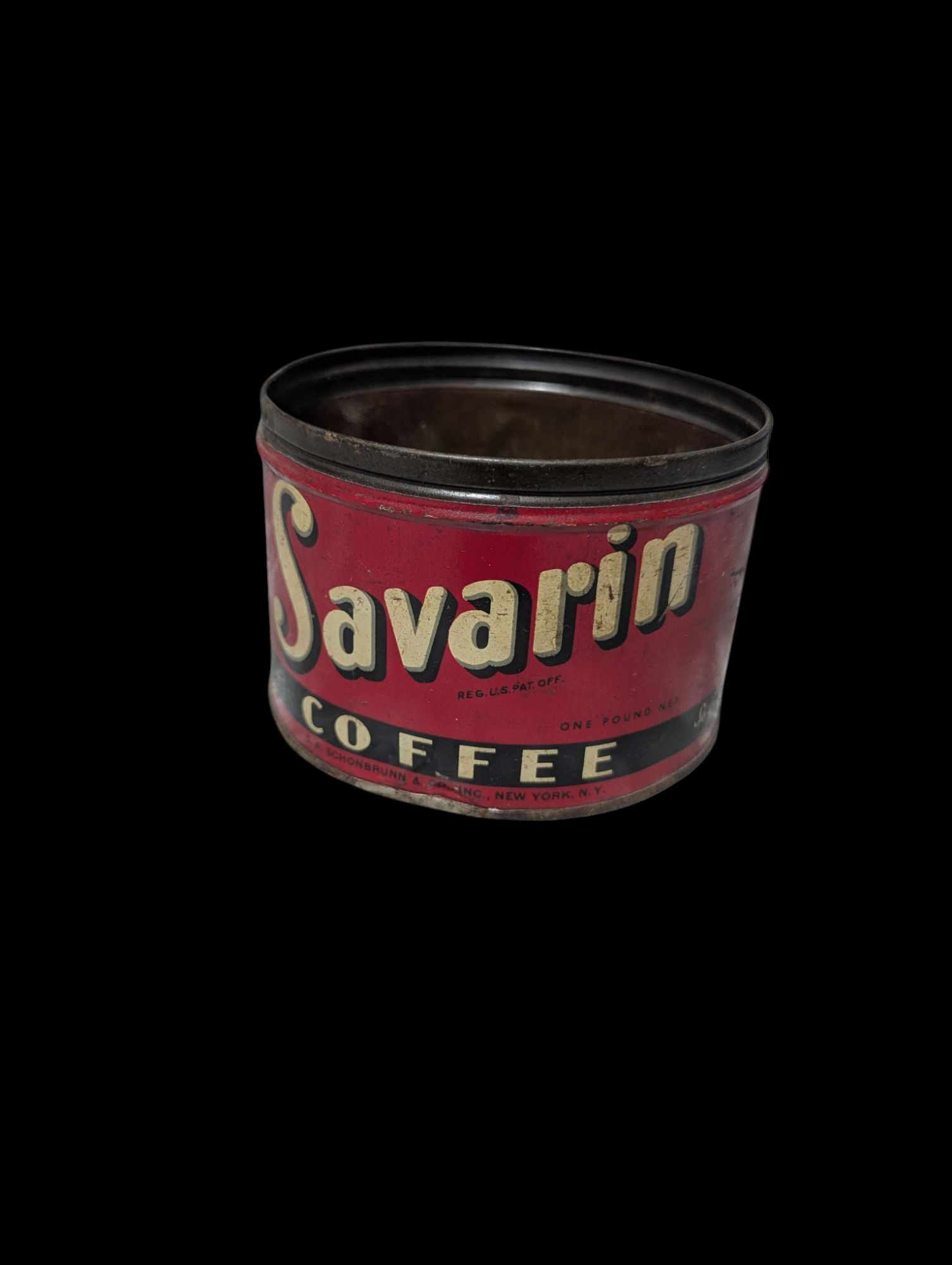 militaria : Boîte de Café US ww2 / US WW2 Coffee Savarin