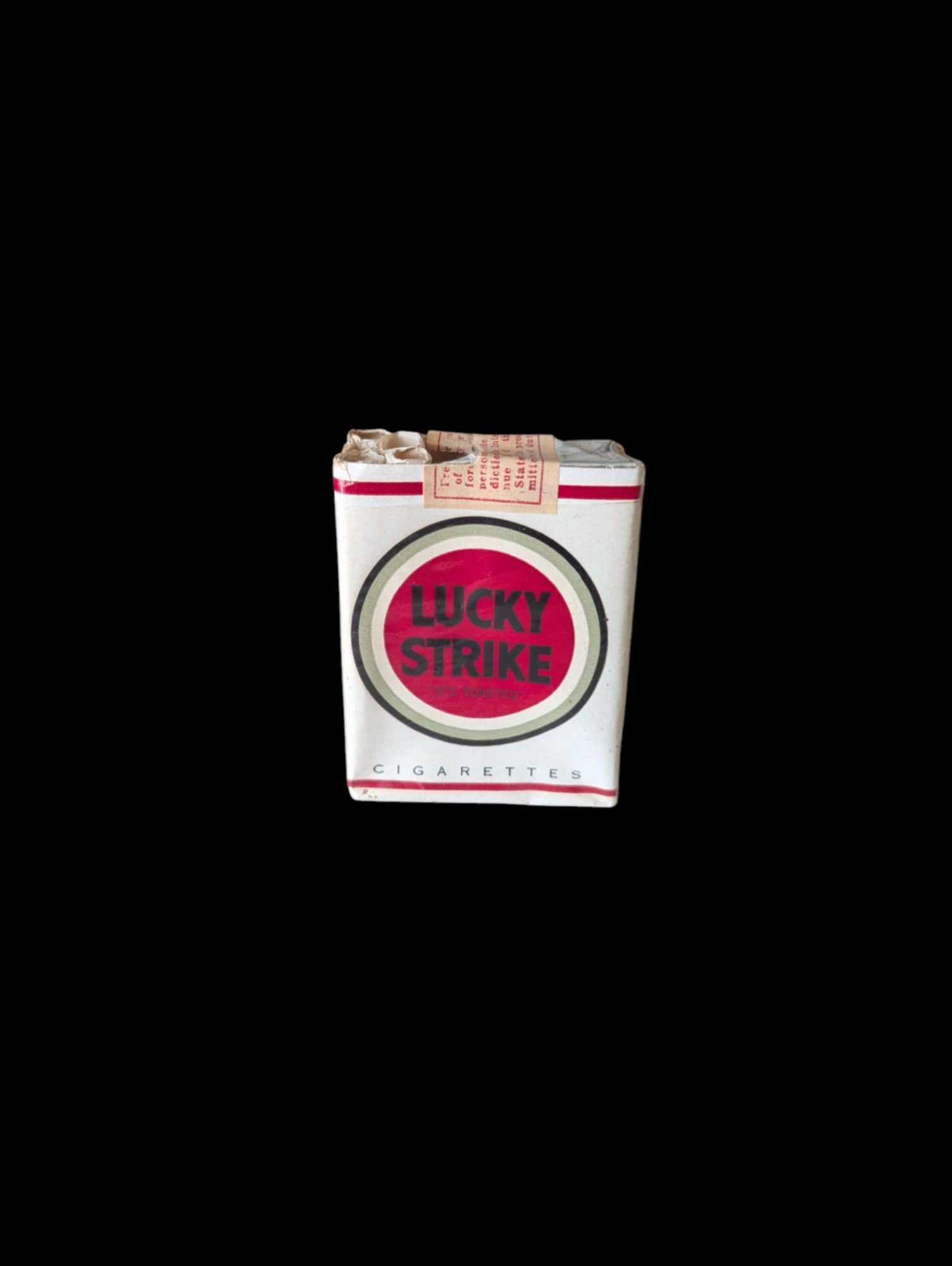 militaria : Paquet de cigarettes US ww2 / Lucky Strike cigarettes