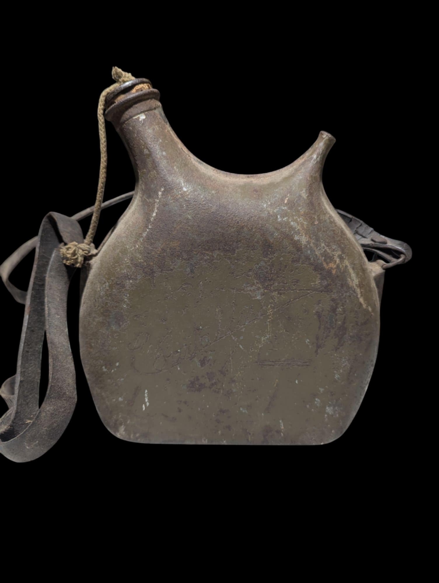 militaria : Gourde bidon 1877 France 40 nominatif / French ww2 canteen