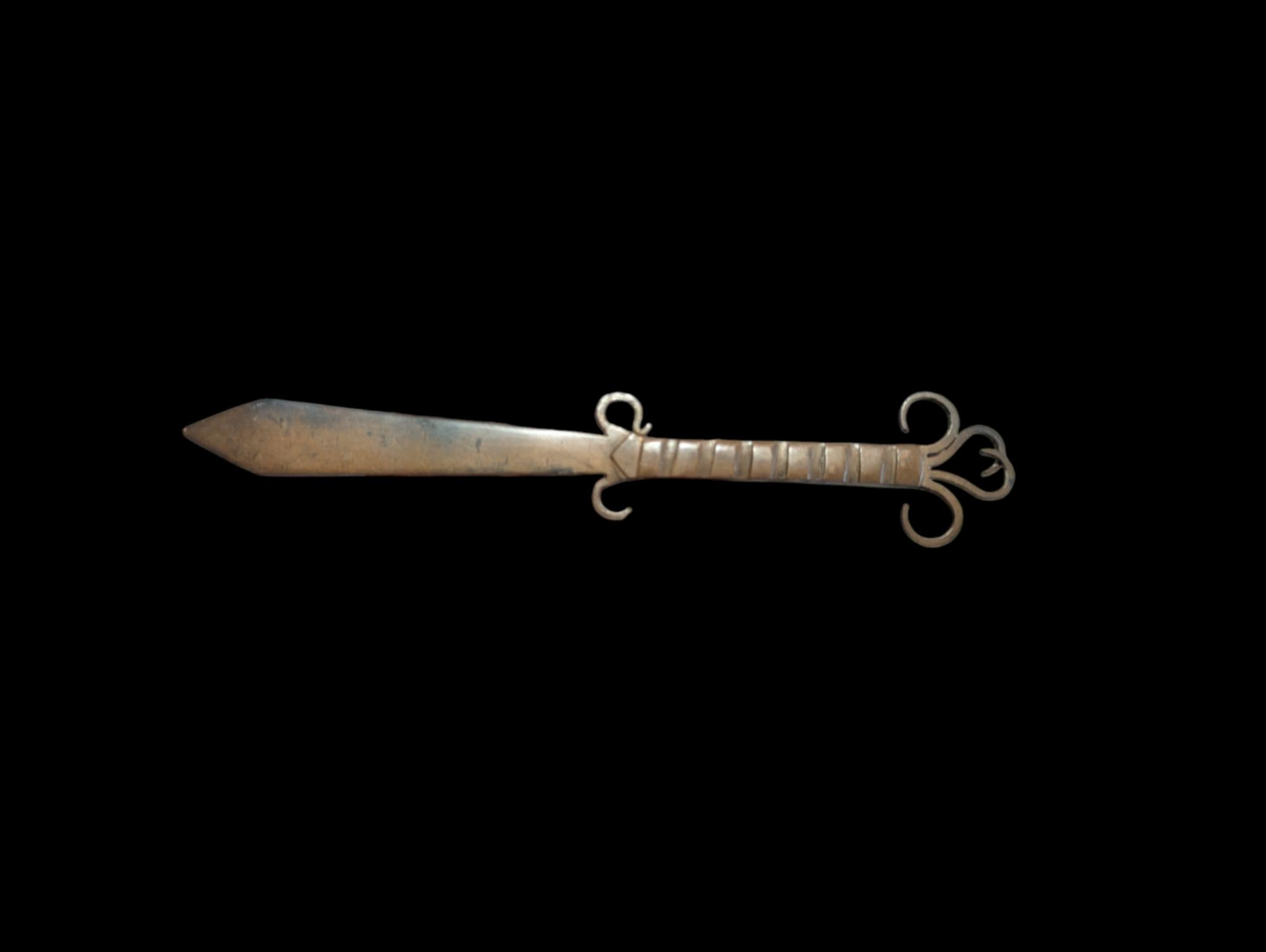 militaria : Coupe papier artisanat de tranchée / ww1 trench art