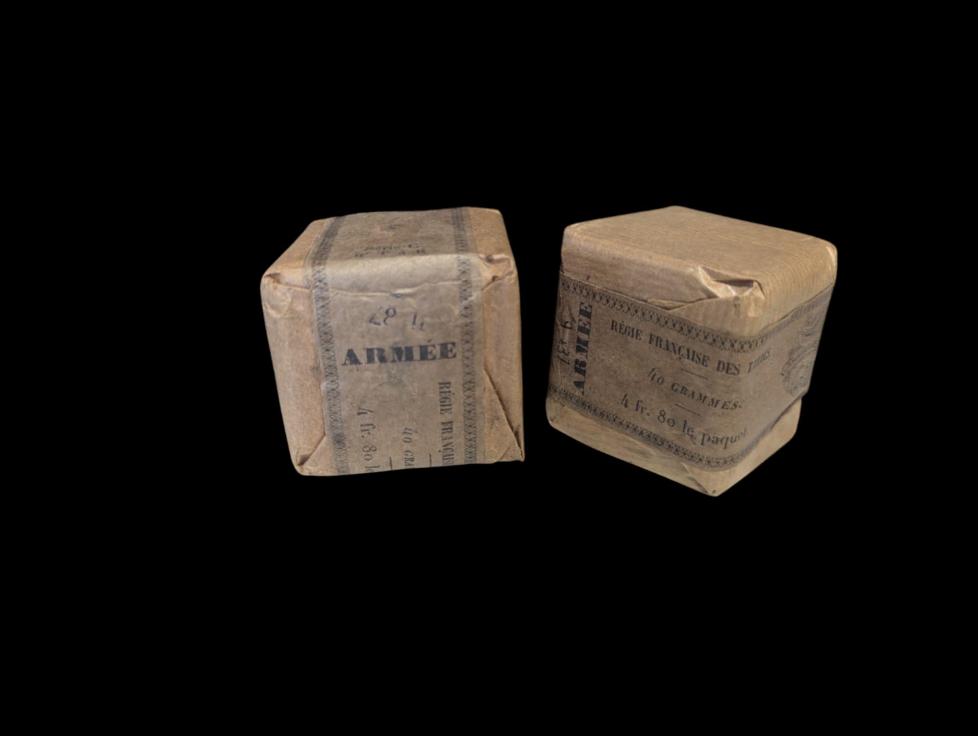 militaria : Paquet de tabac pour la troupe / french ww1 ww2 tobacco