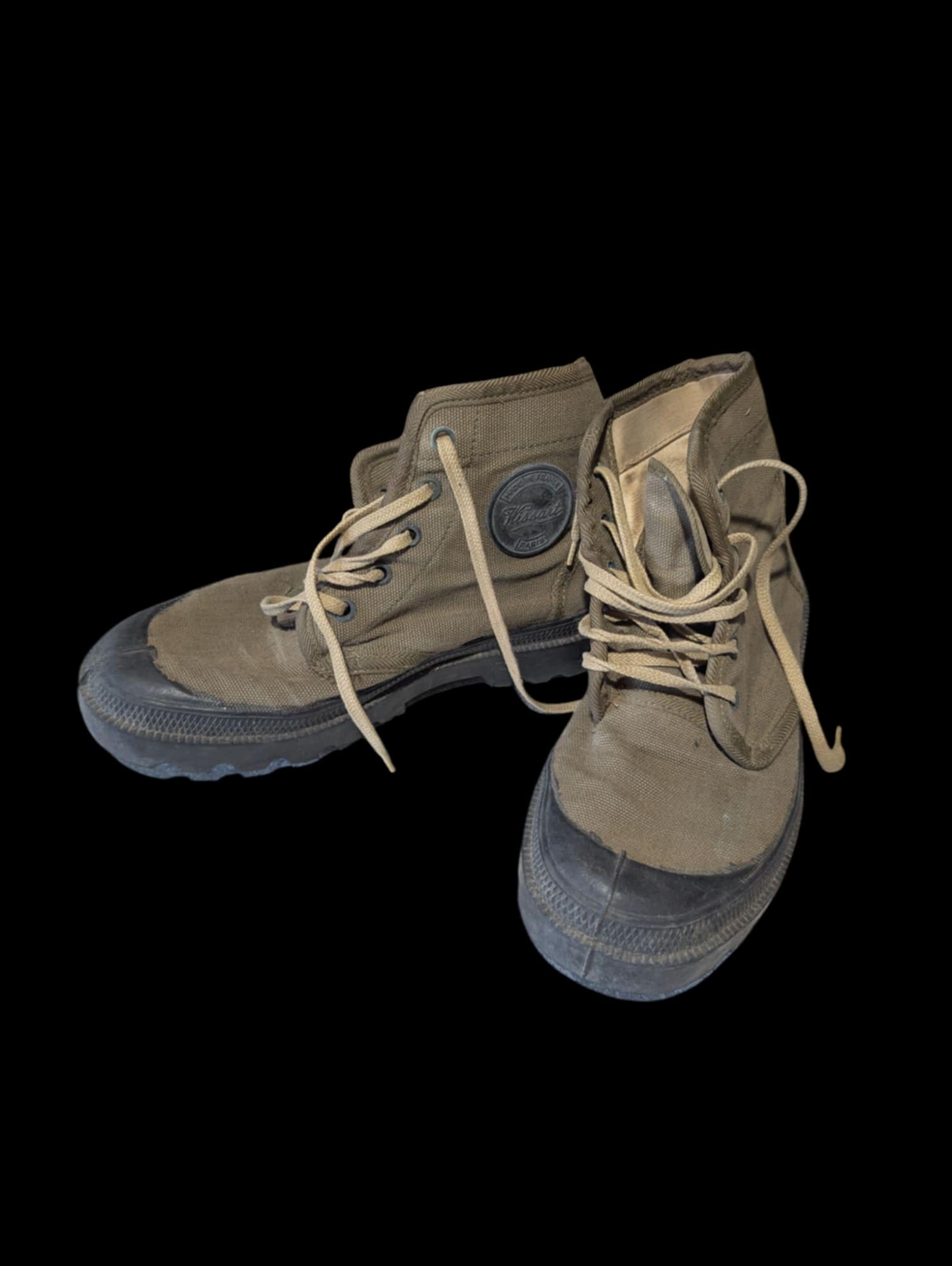 militaria : Paire de Pataugas Indochine Algérie / french 50's shoes