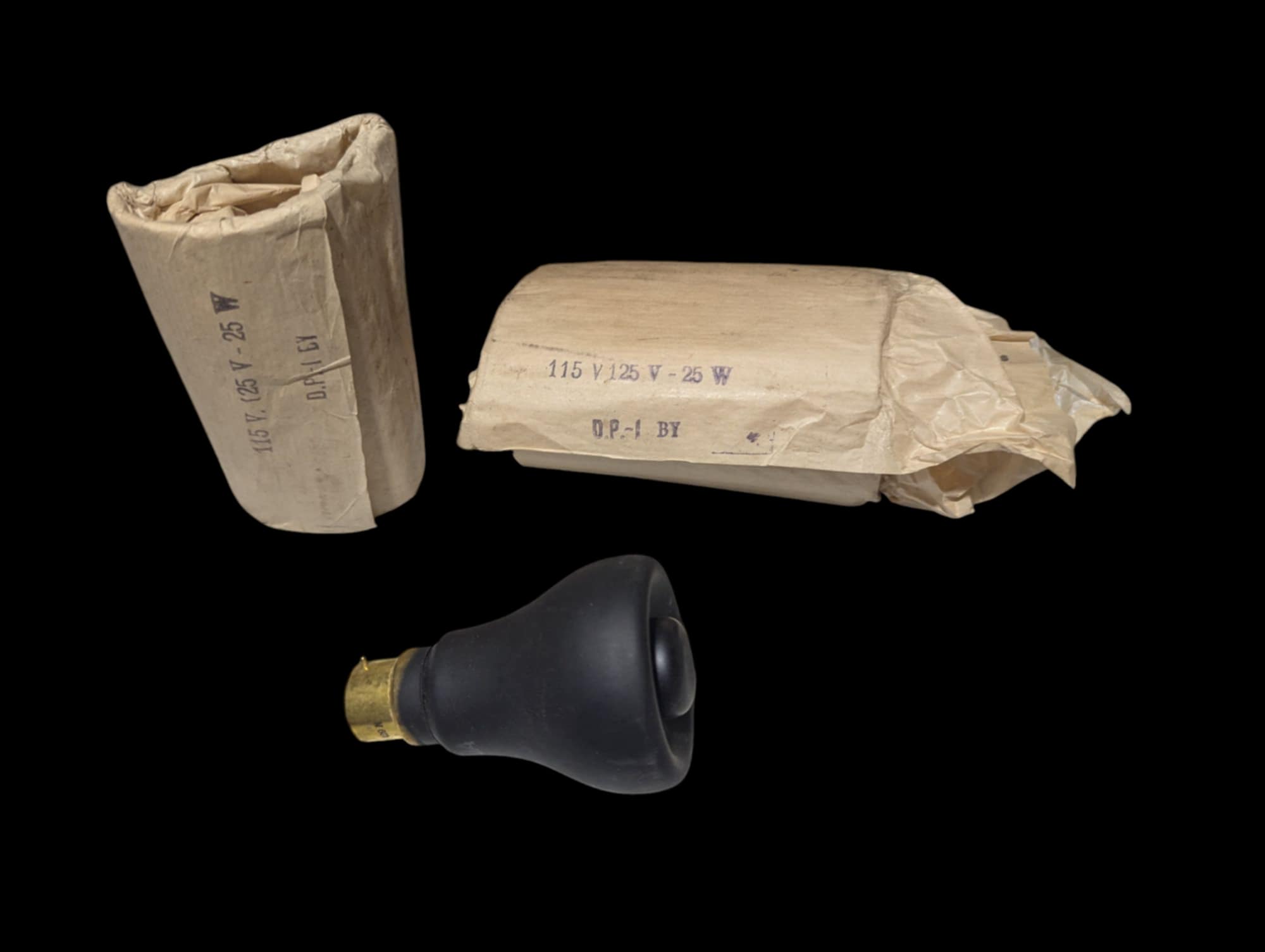 militaria : Ampoule teinté Défense Passive ww2 / French Blackout Light