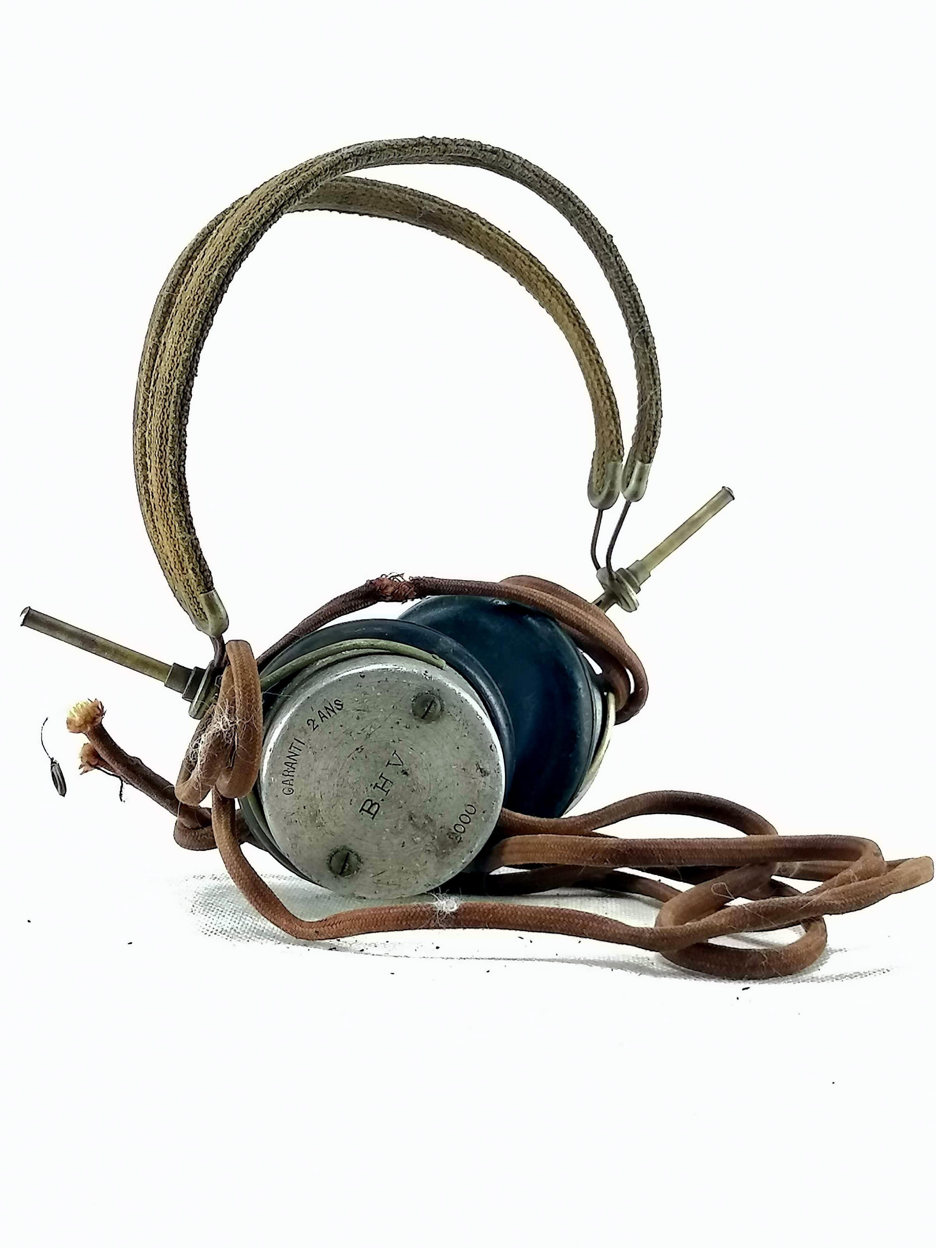 militaria : Casque écouteur radio / Radio Earphone Headset