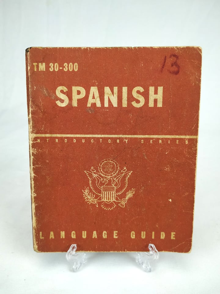 HdS Militaria Guide linguistique espagnol / guide to the spoken language Spanish