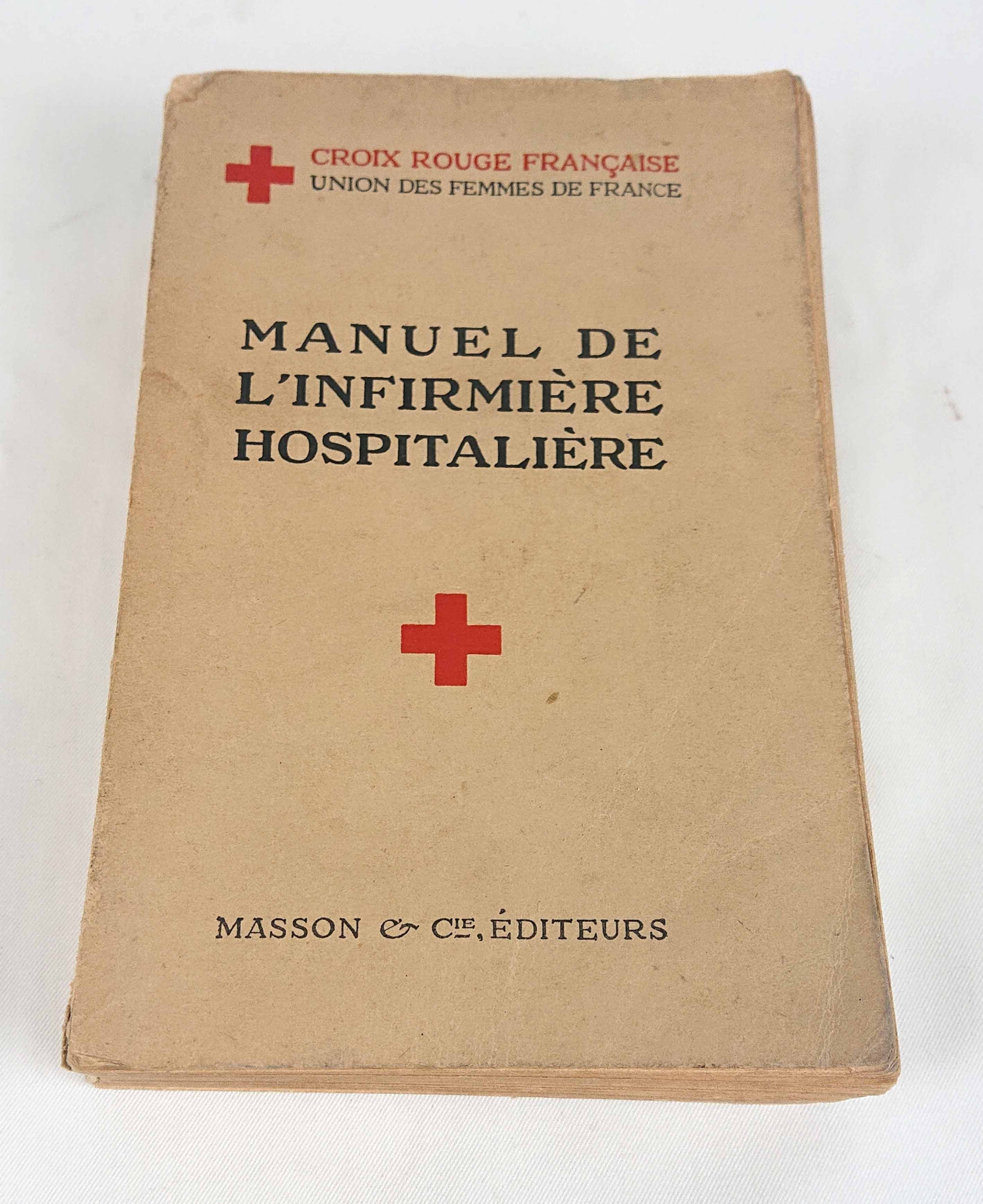 militaria : Manuel infirmière hospitalière 1940 / Hospital nurse manual 1940