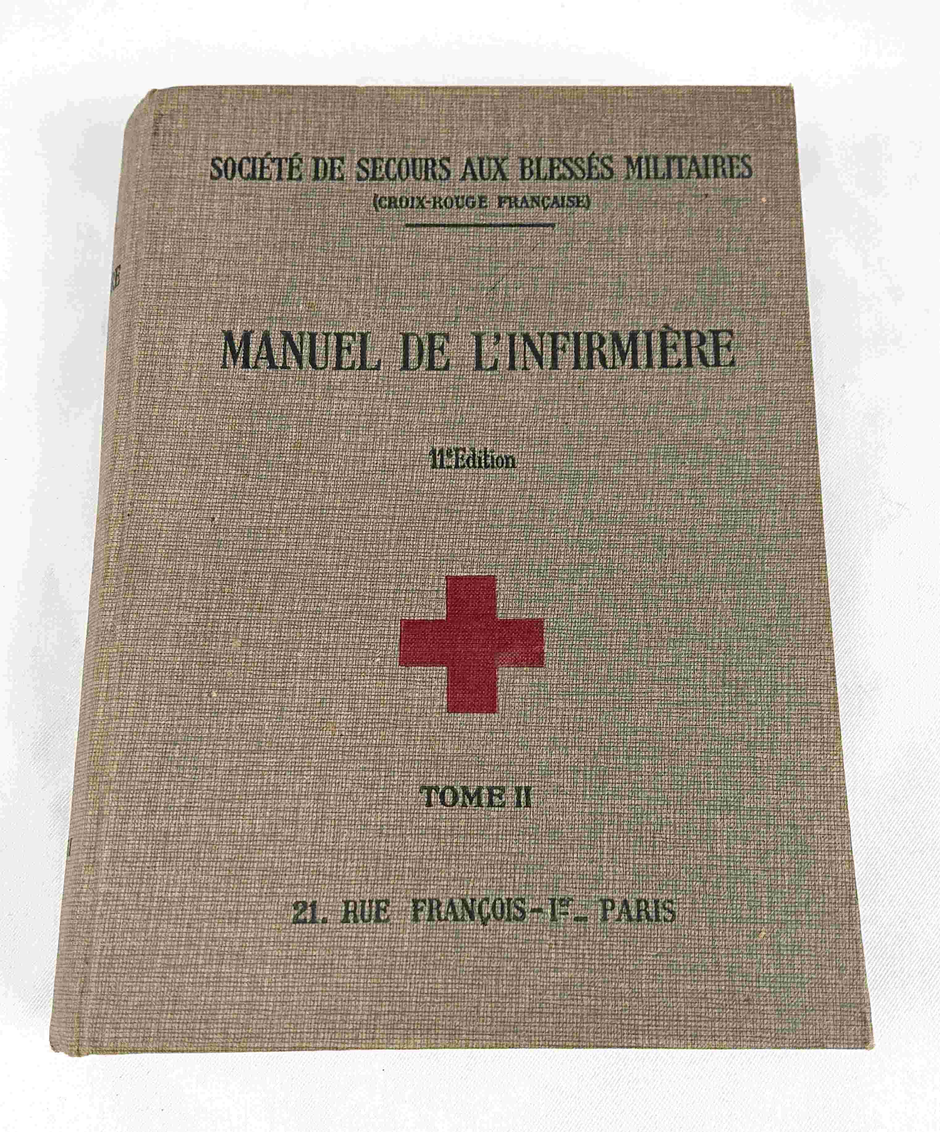 militaria : Manuel de l'infirmière SSBM 1939 / SSBM Nurse Handbook 1939